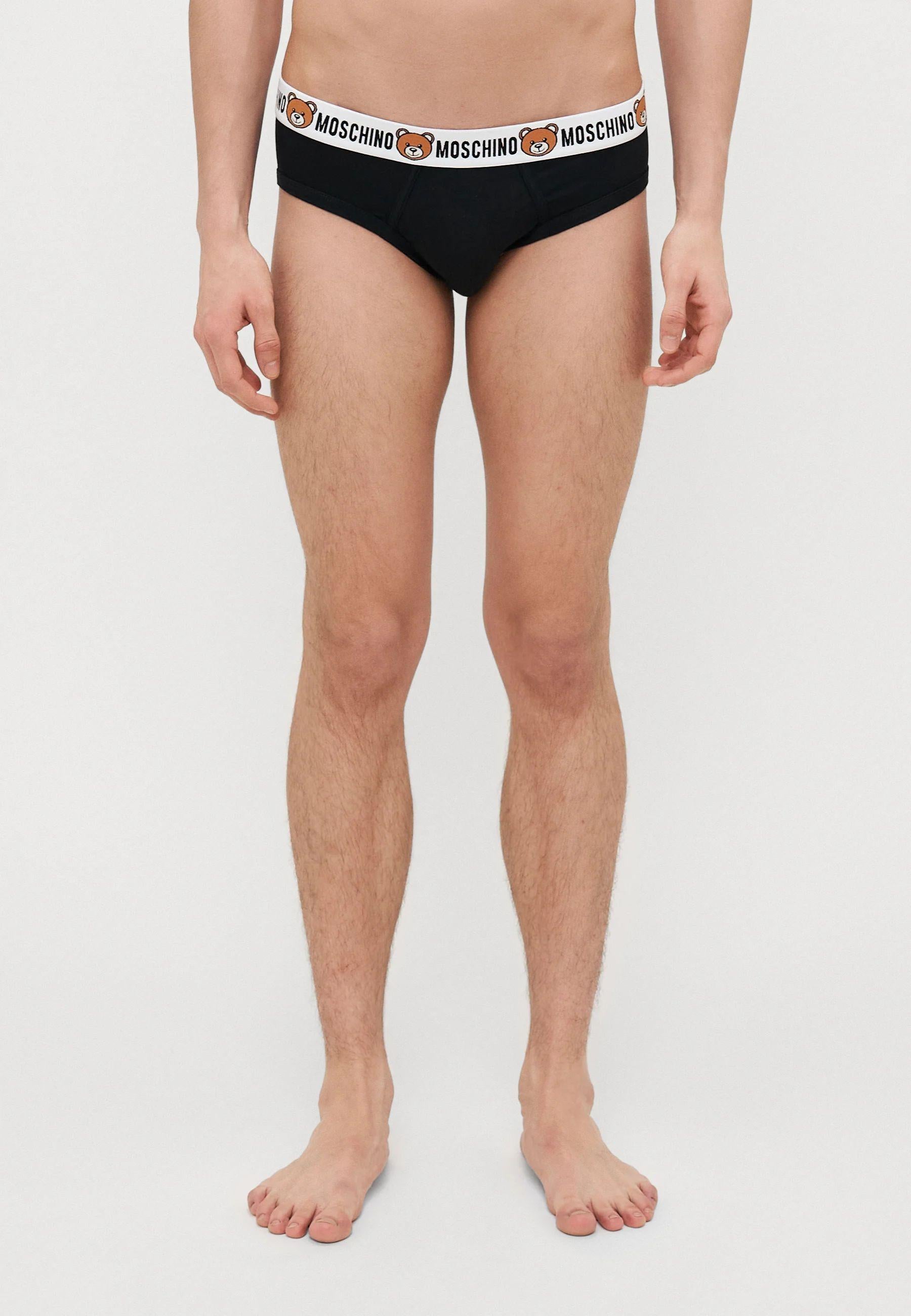 Set 2 Slip Uomo in Jersey con Elastico Teddy Logo