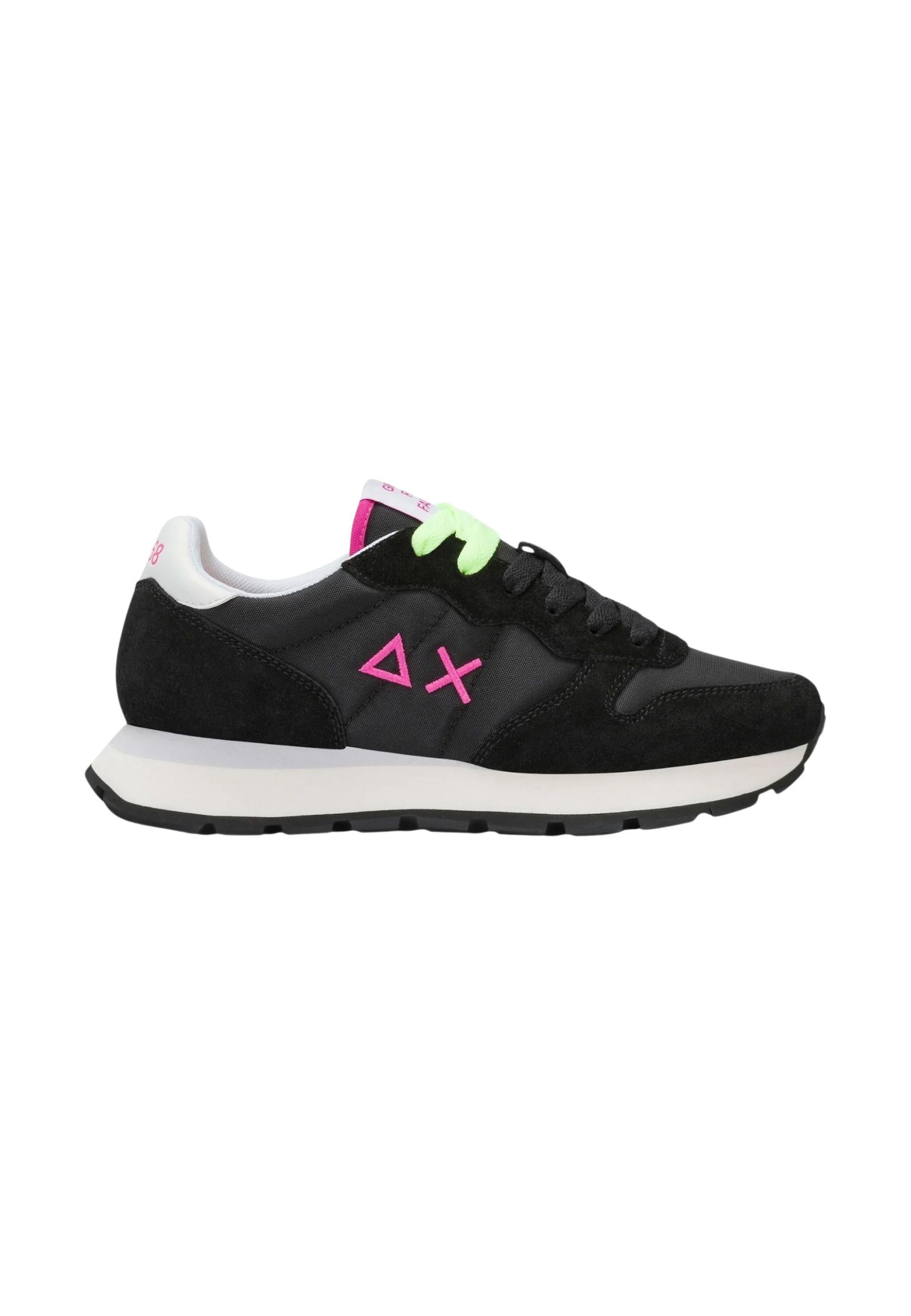 Sneakers SUN68 nere con dettagli a contrasto