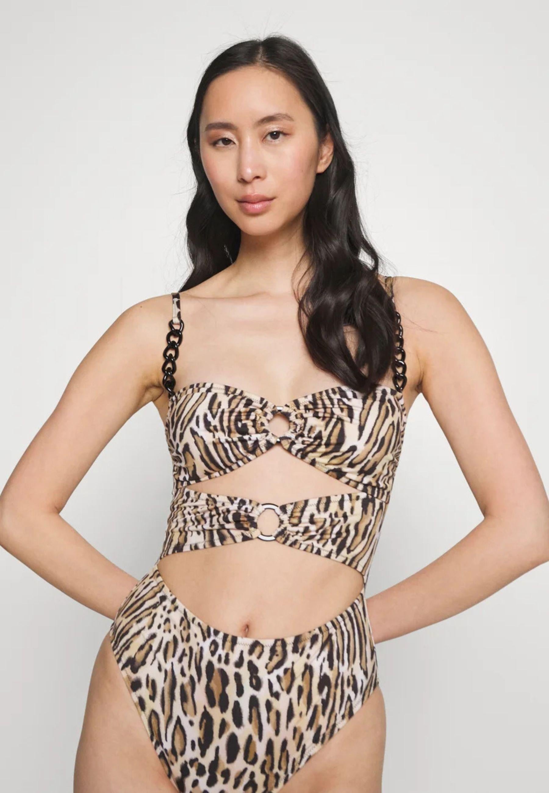 Costume intero Allover Leo Print