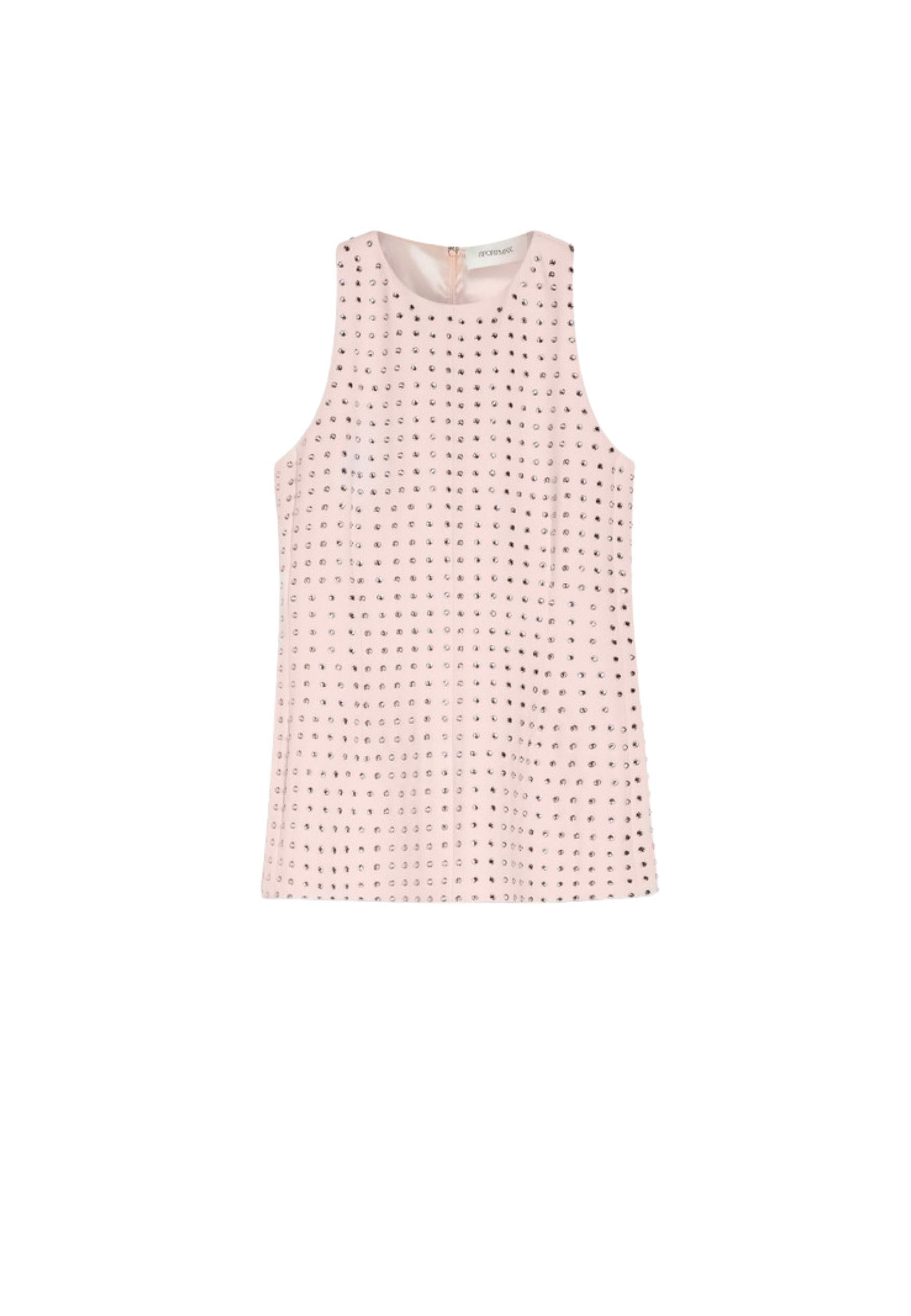 Sportmax - Top Uditore con strass