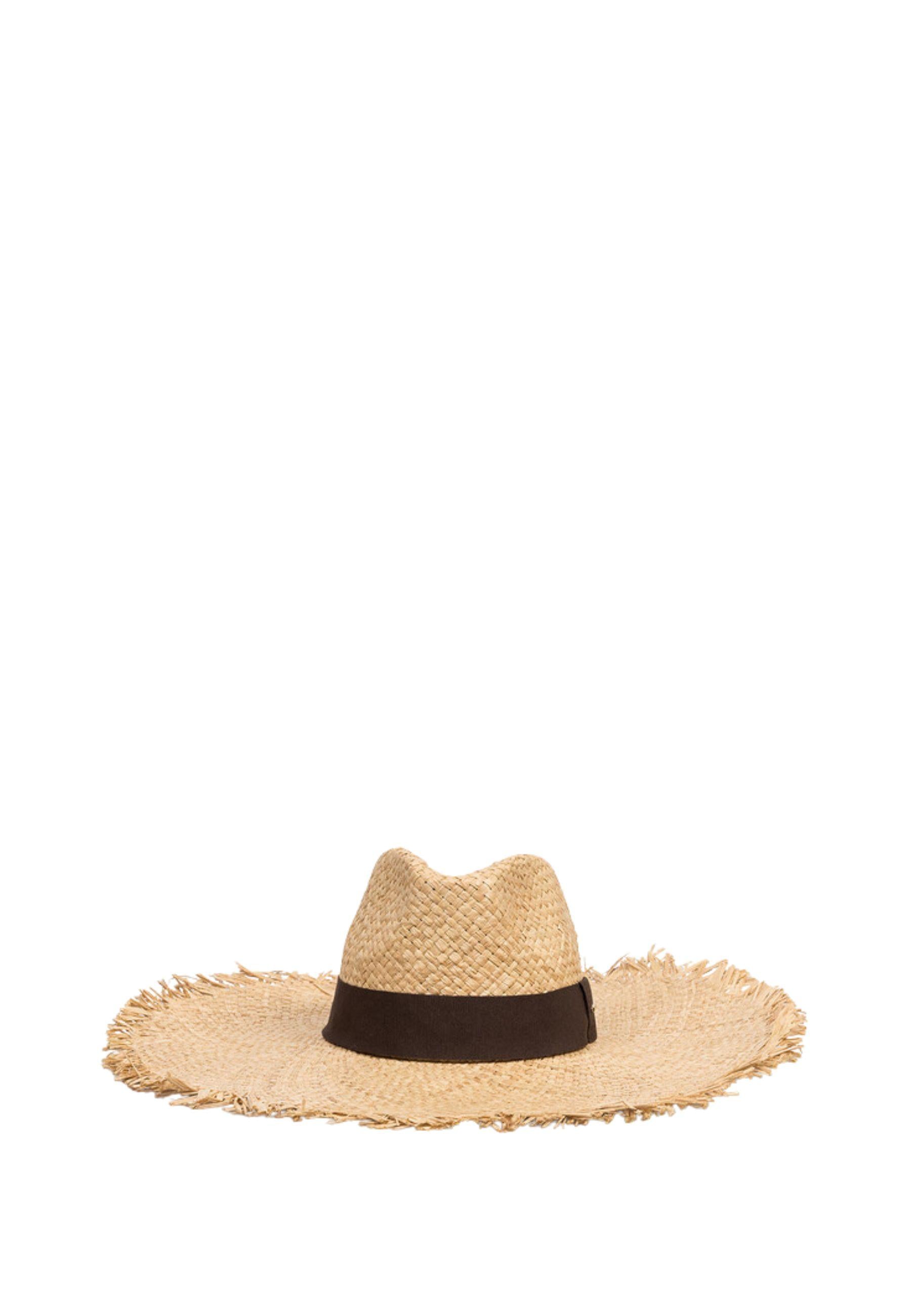 Cappello in paglia a tesa larga