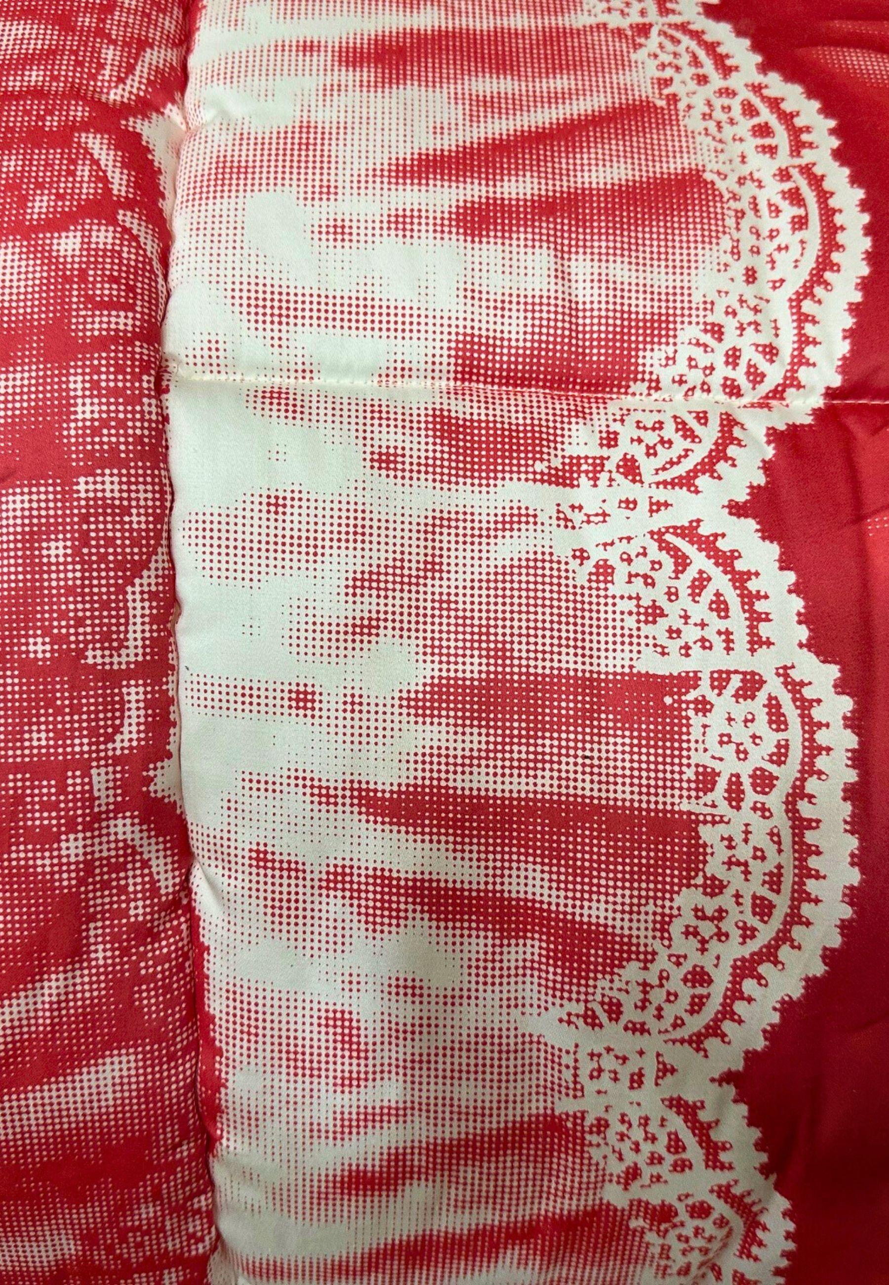 Trapunta Elisabetta Singola Rossa