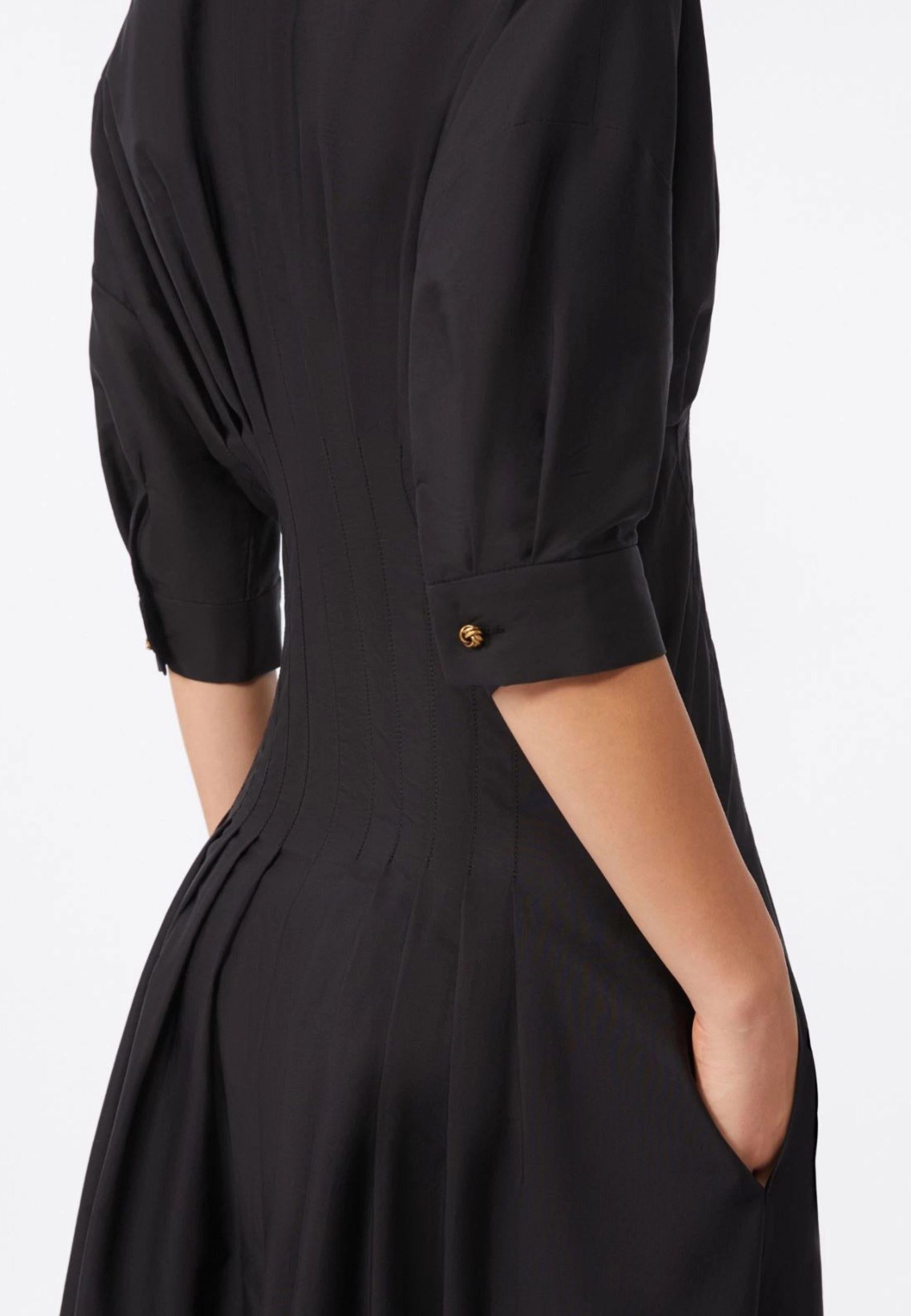 Max Mara Studio - Abito lungo in popeline di cotone