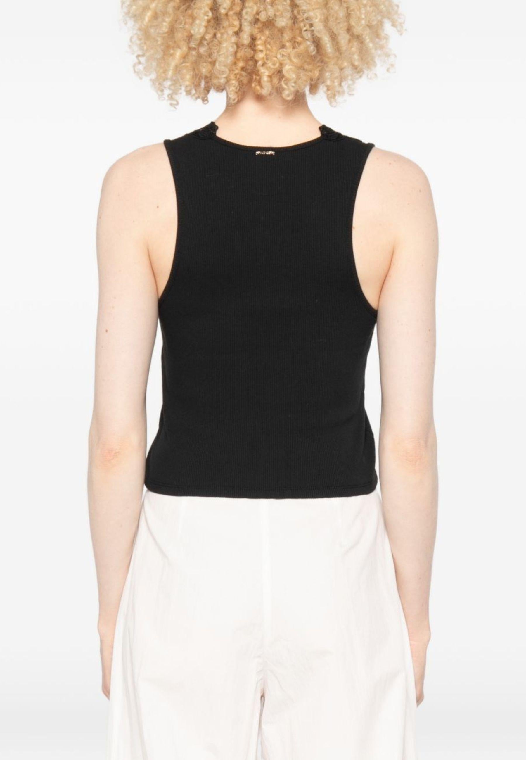 Twinset - Top a Costine con Pizzo