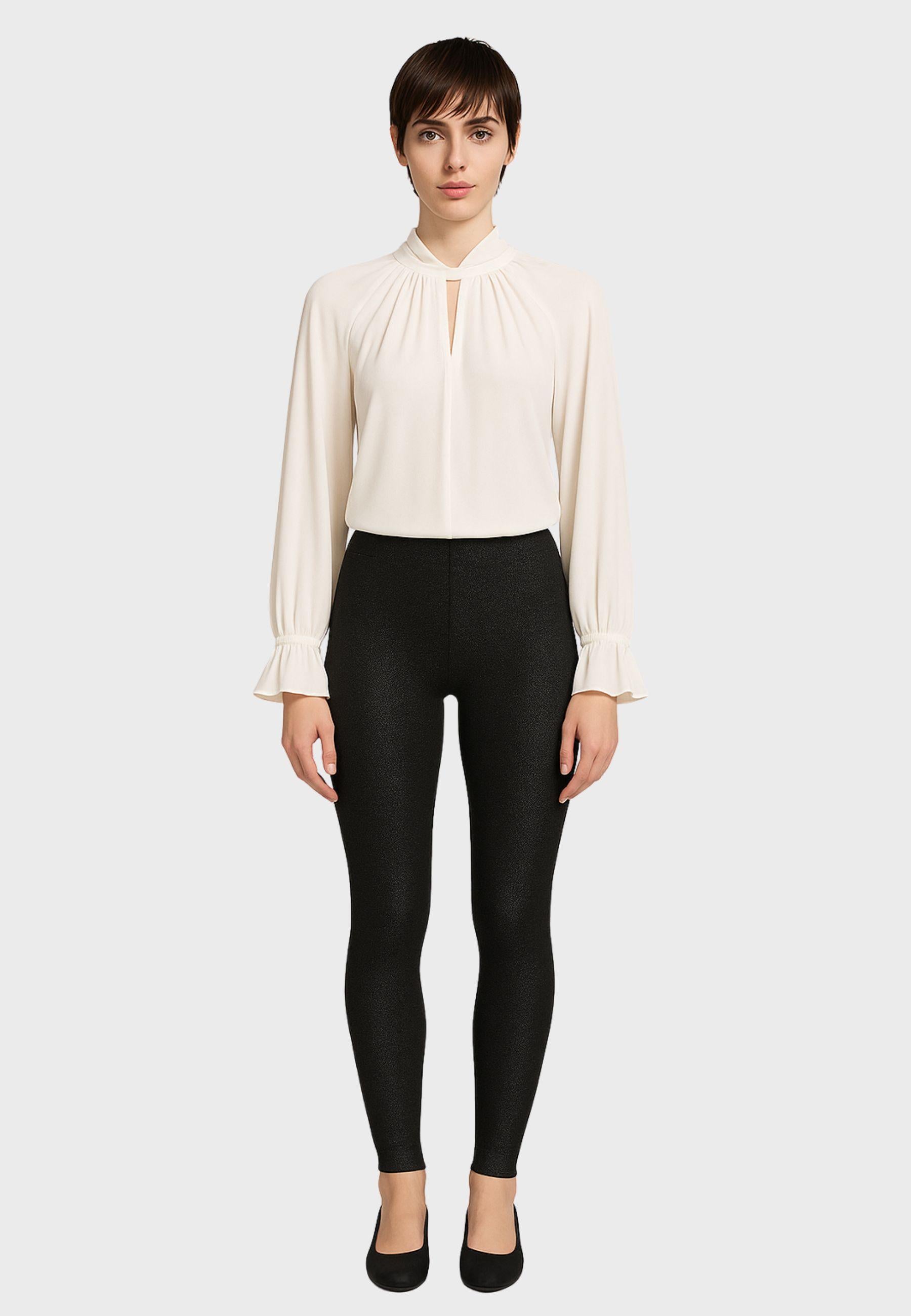 Blusa in viscosa bianca