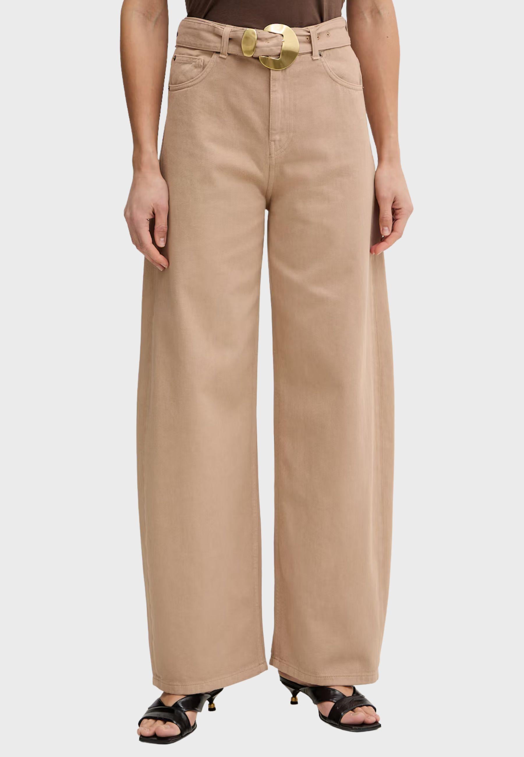 Jeans Wide Leg a Vita Alta