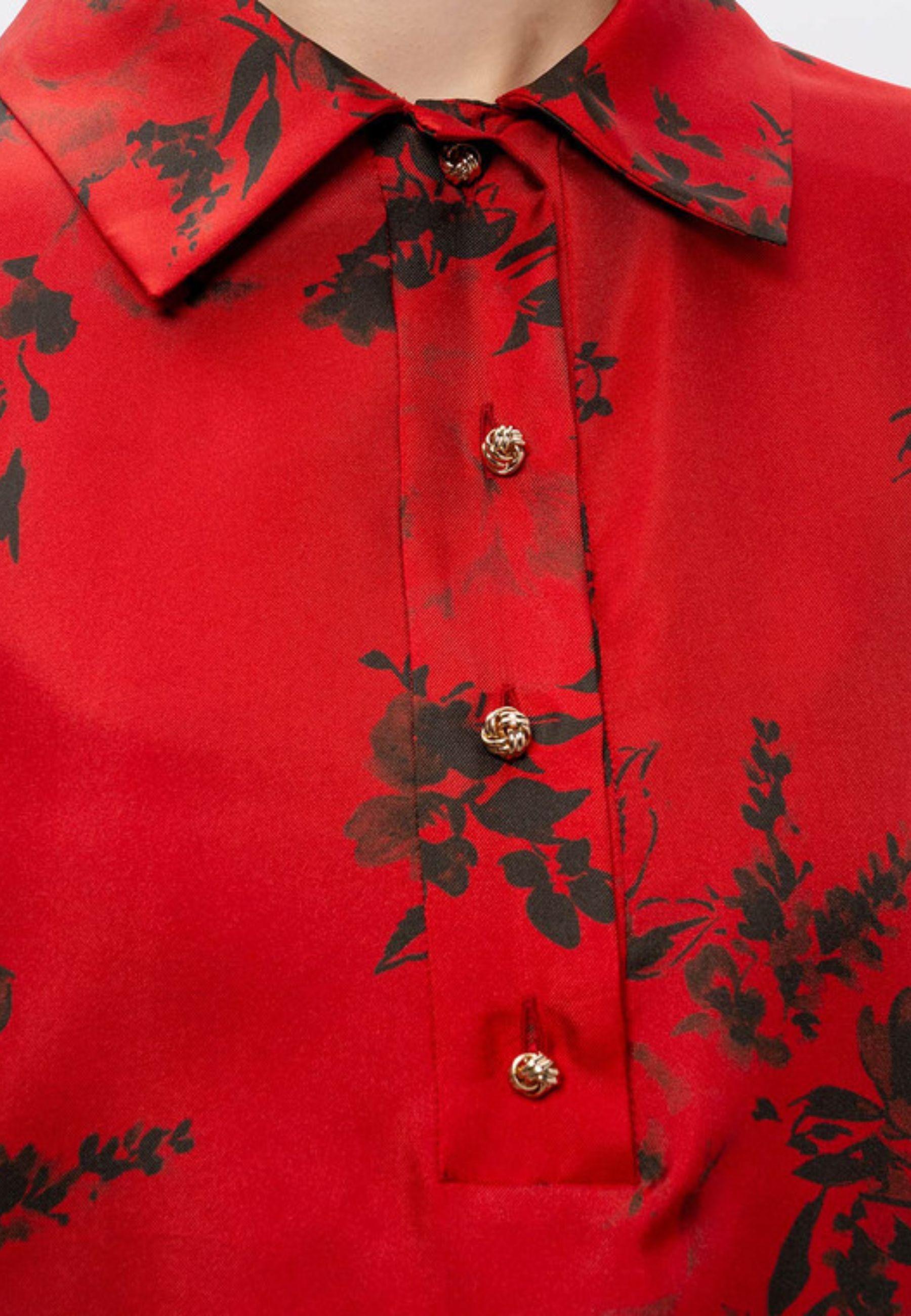 Blusa Max Mara Studio in Seta con Stampa Floreale