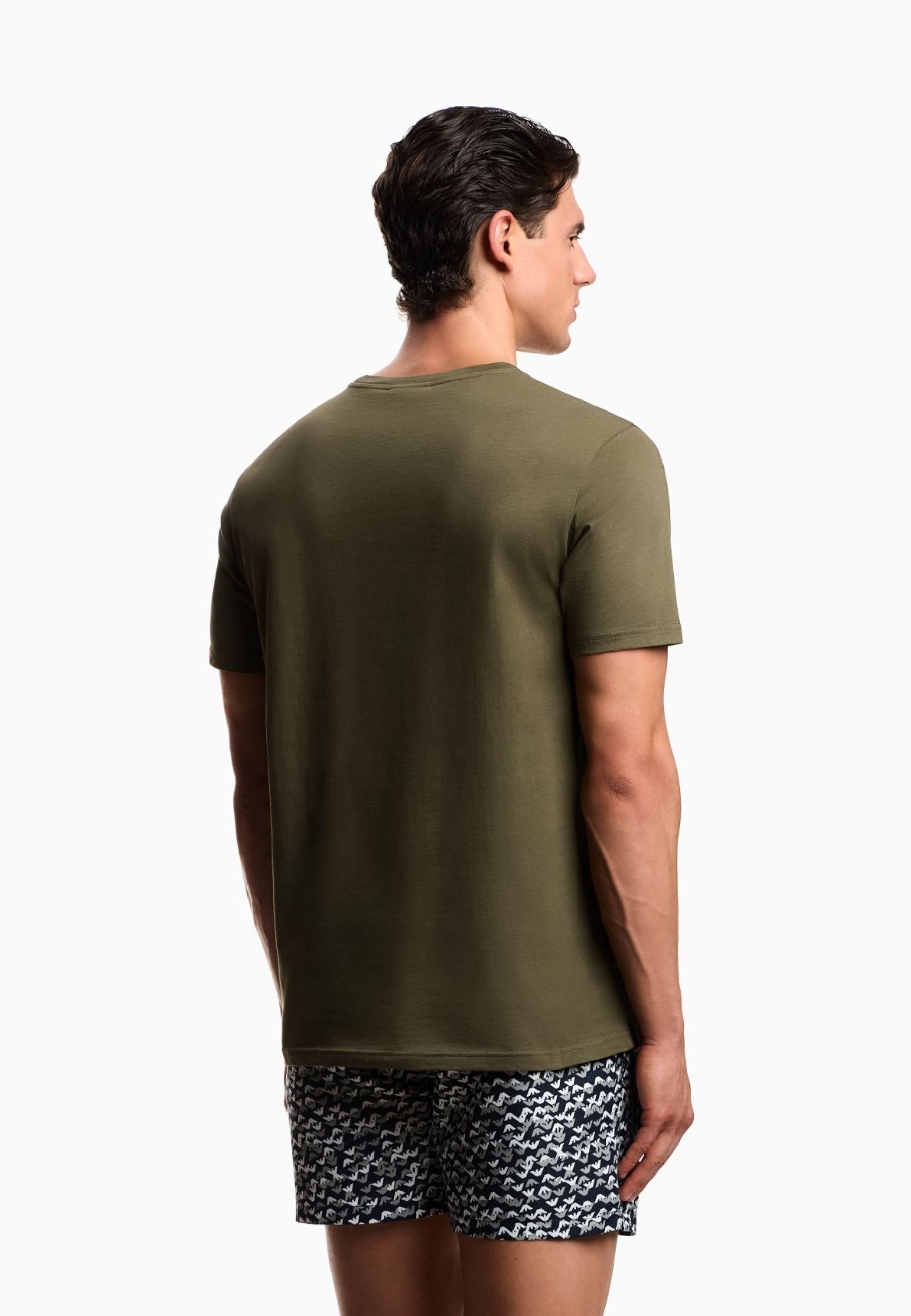 EMPORIO ARMANI - T-Shirt Beachwear Bold Logo