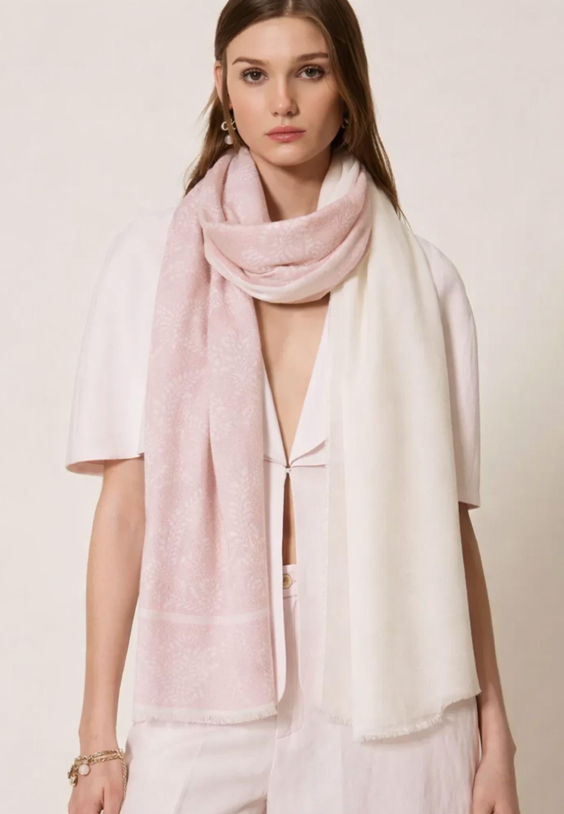 Sciarpa in tessuto jacquard