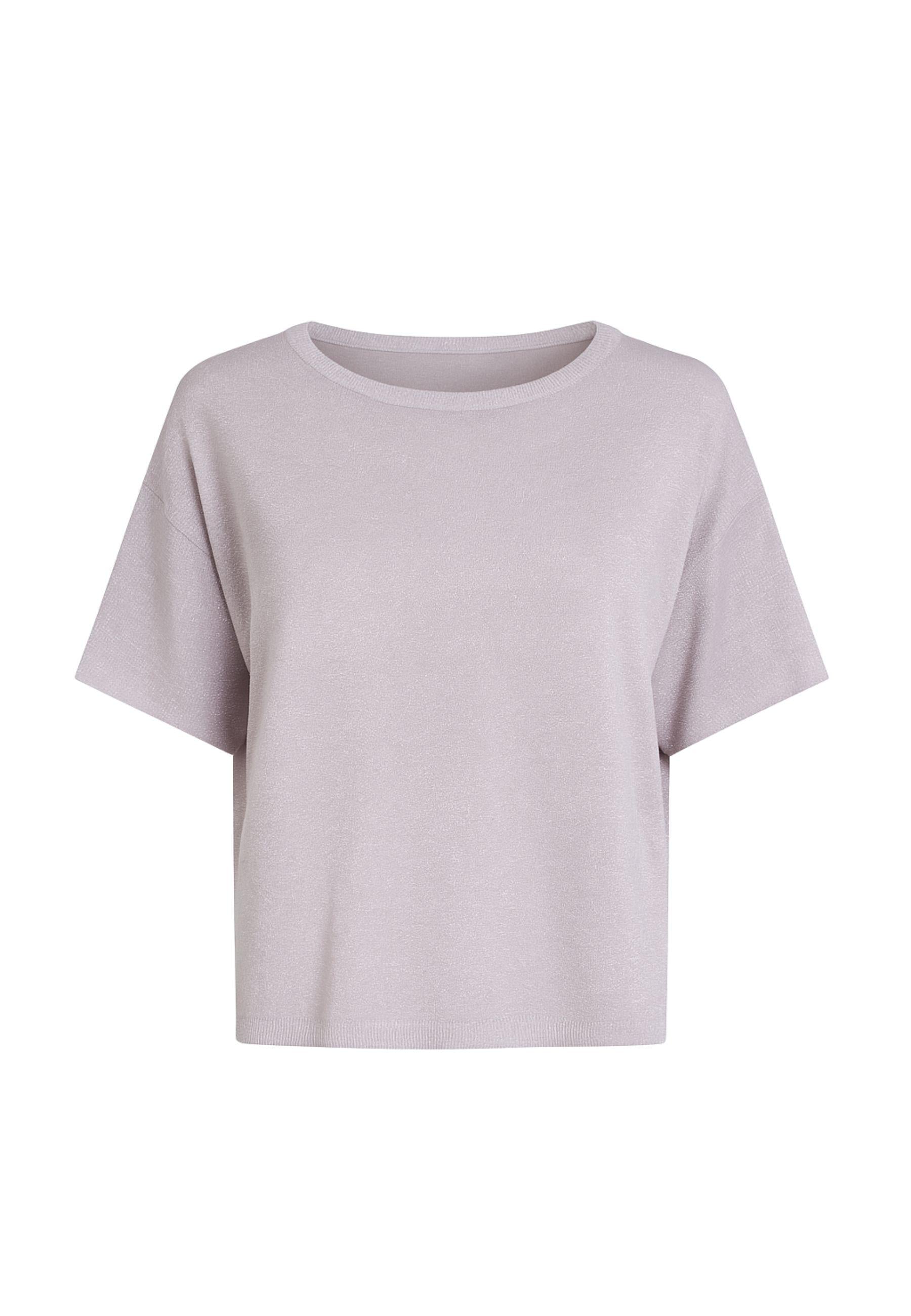 Maglia in filato misto seta lurex