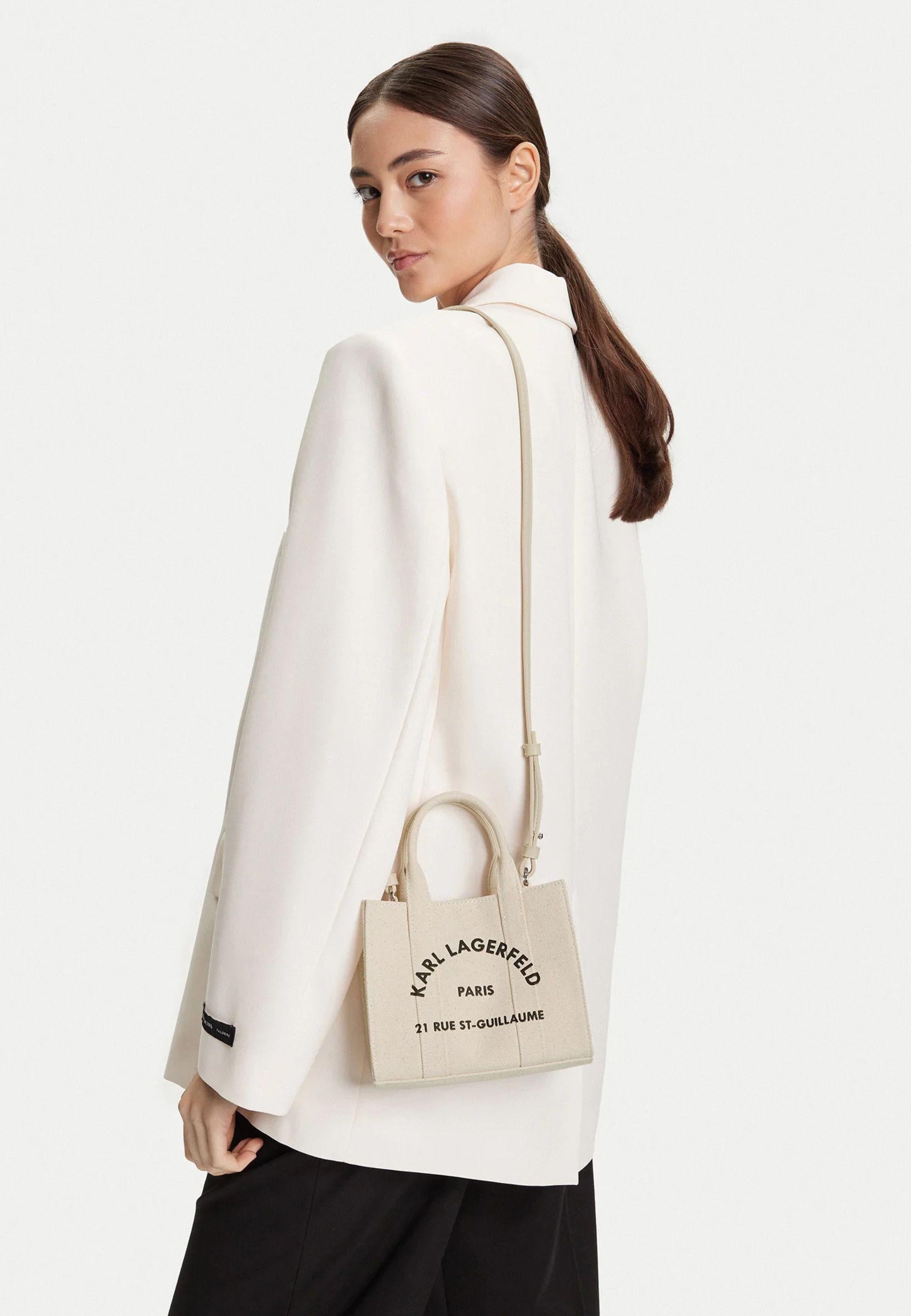 Mini Tote in Cotone Biologico con Tracolla