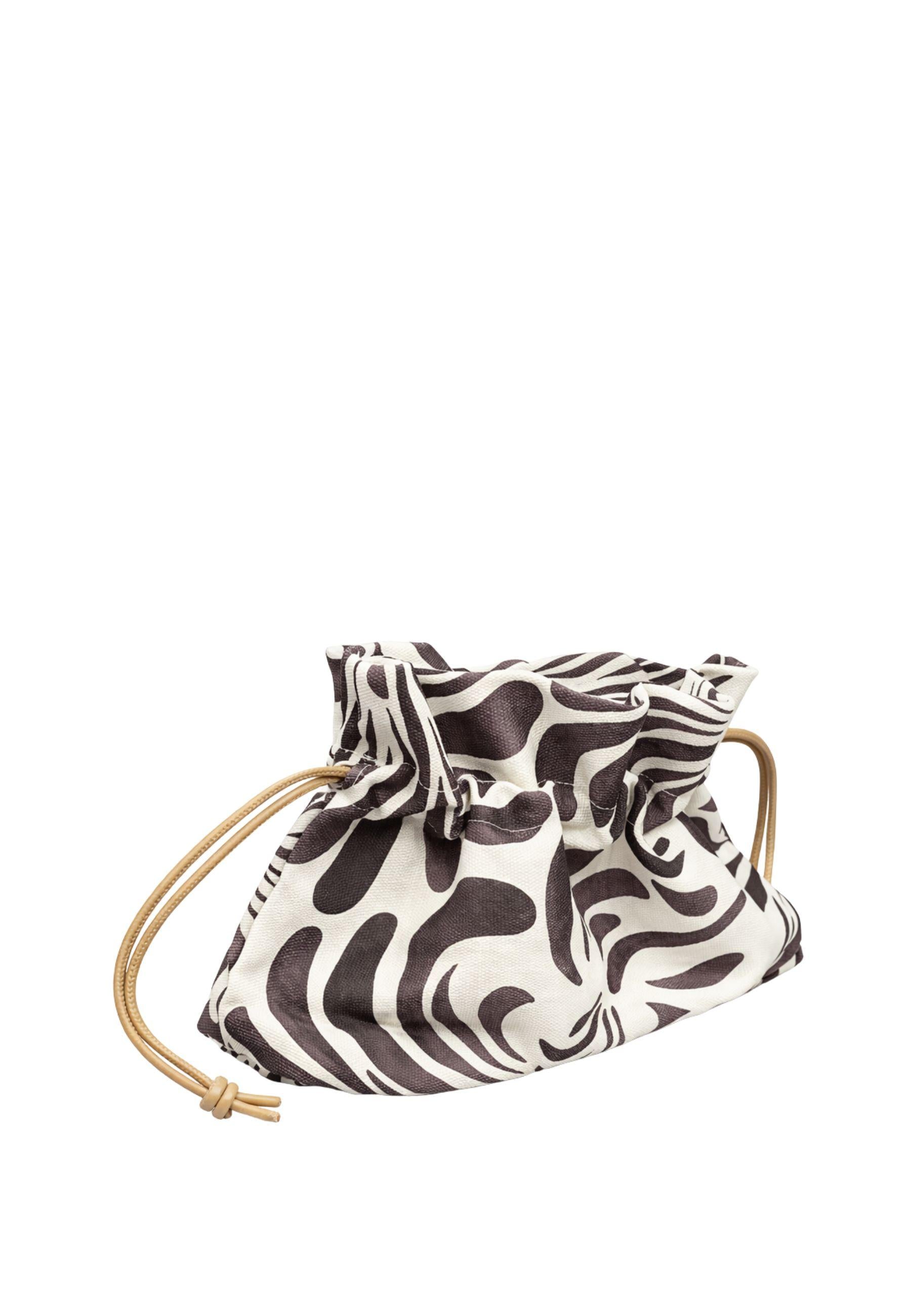 Pochette con stampa floreale