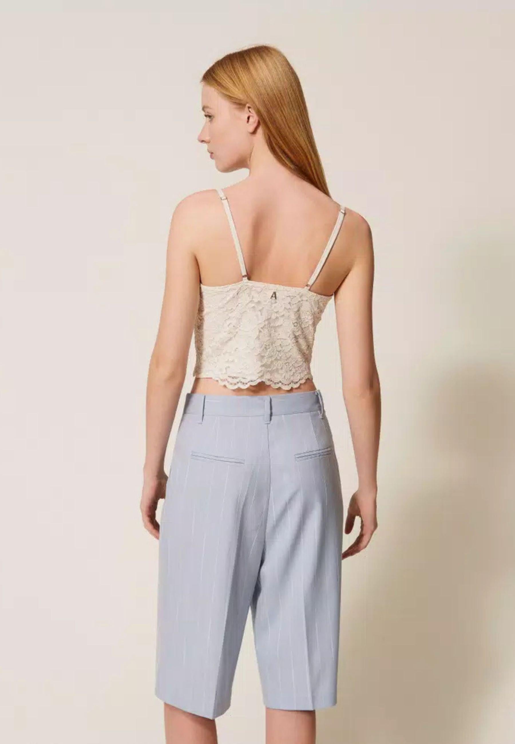 Bermuda Actitude Skyline Pinstripe Donna