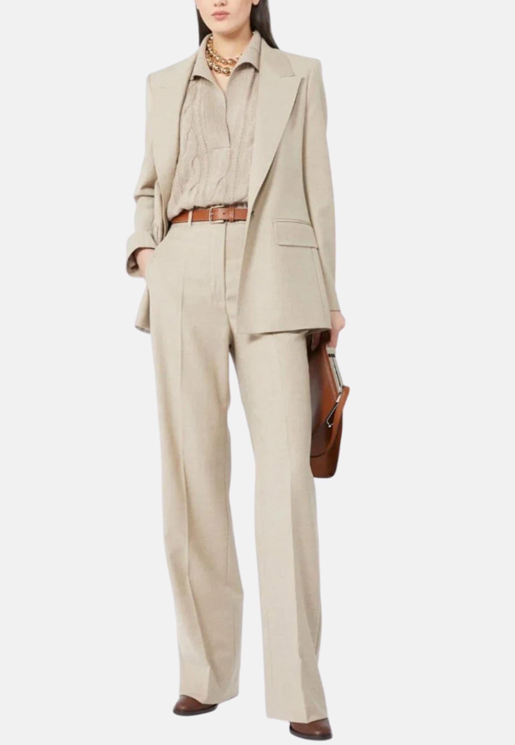 Blazer regular fit in flanella