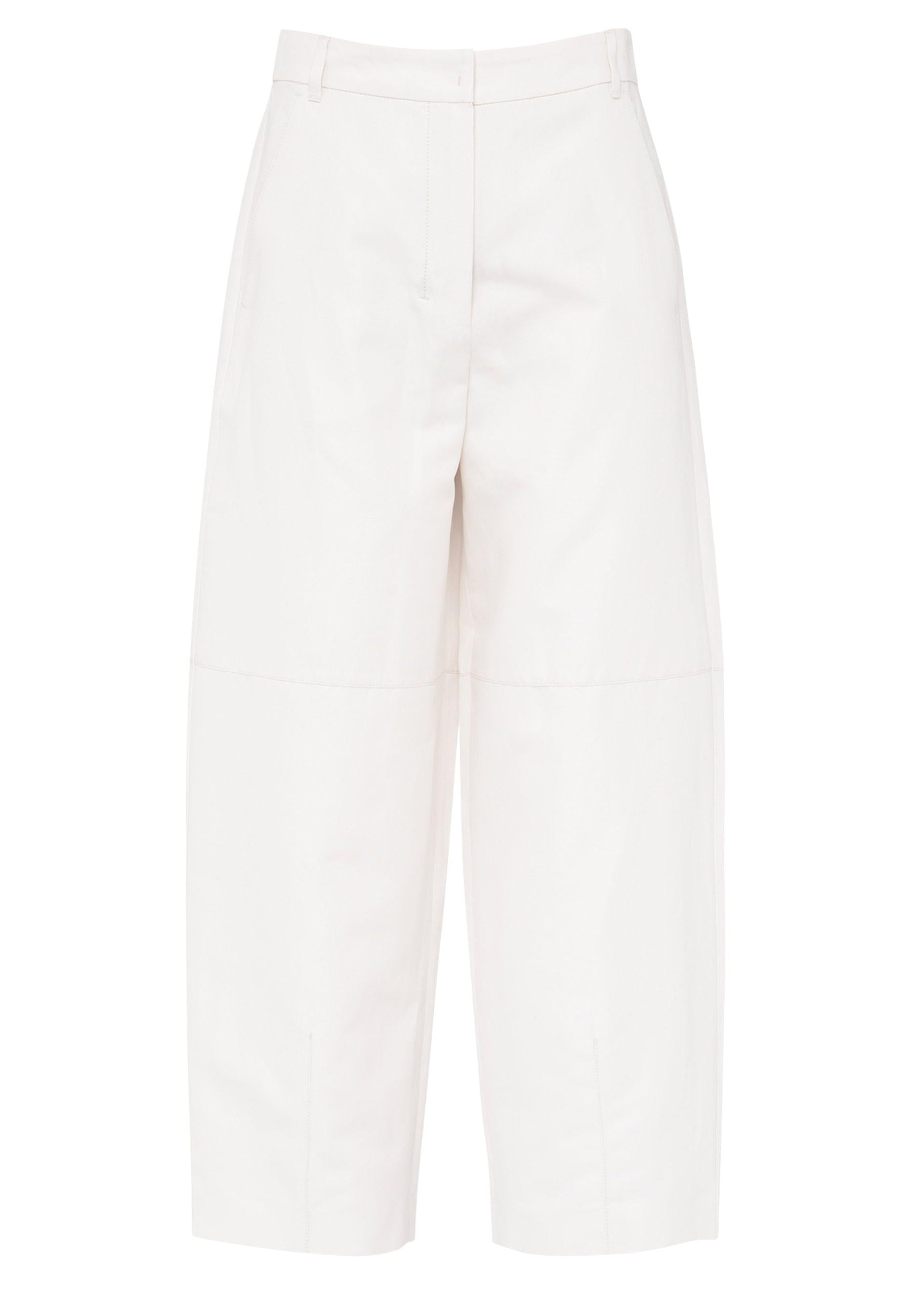 S Max Mara - Pantaloni Jack in Canvas di Cotone, Lino e Seta