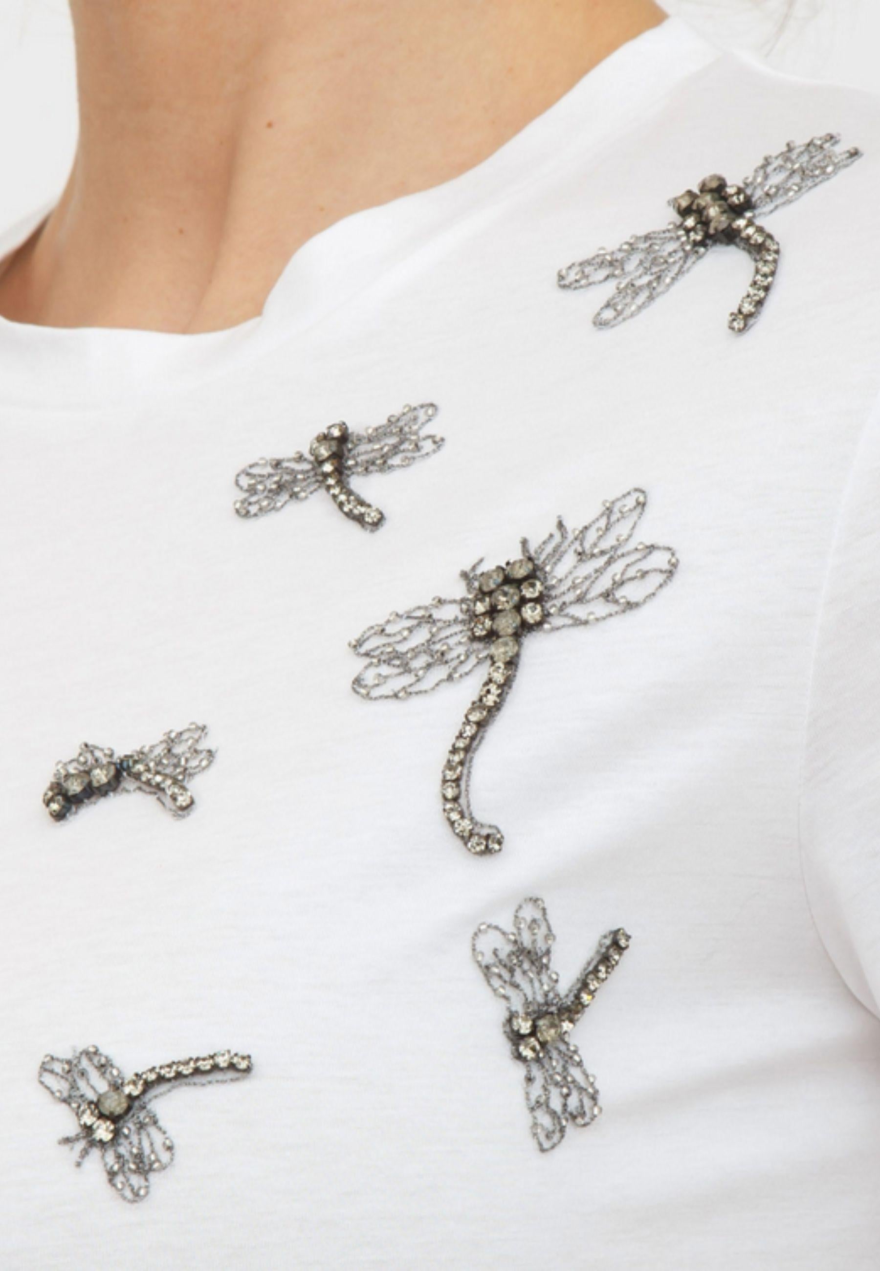 T-shirt con decorazioni gioiello - Max Mara
