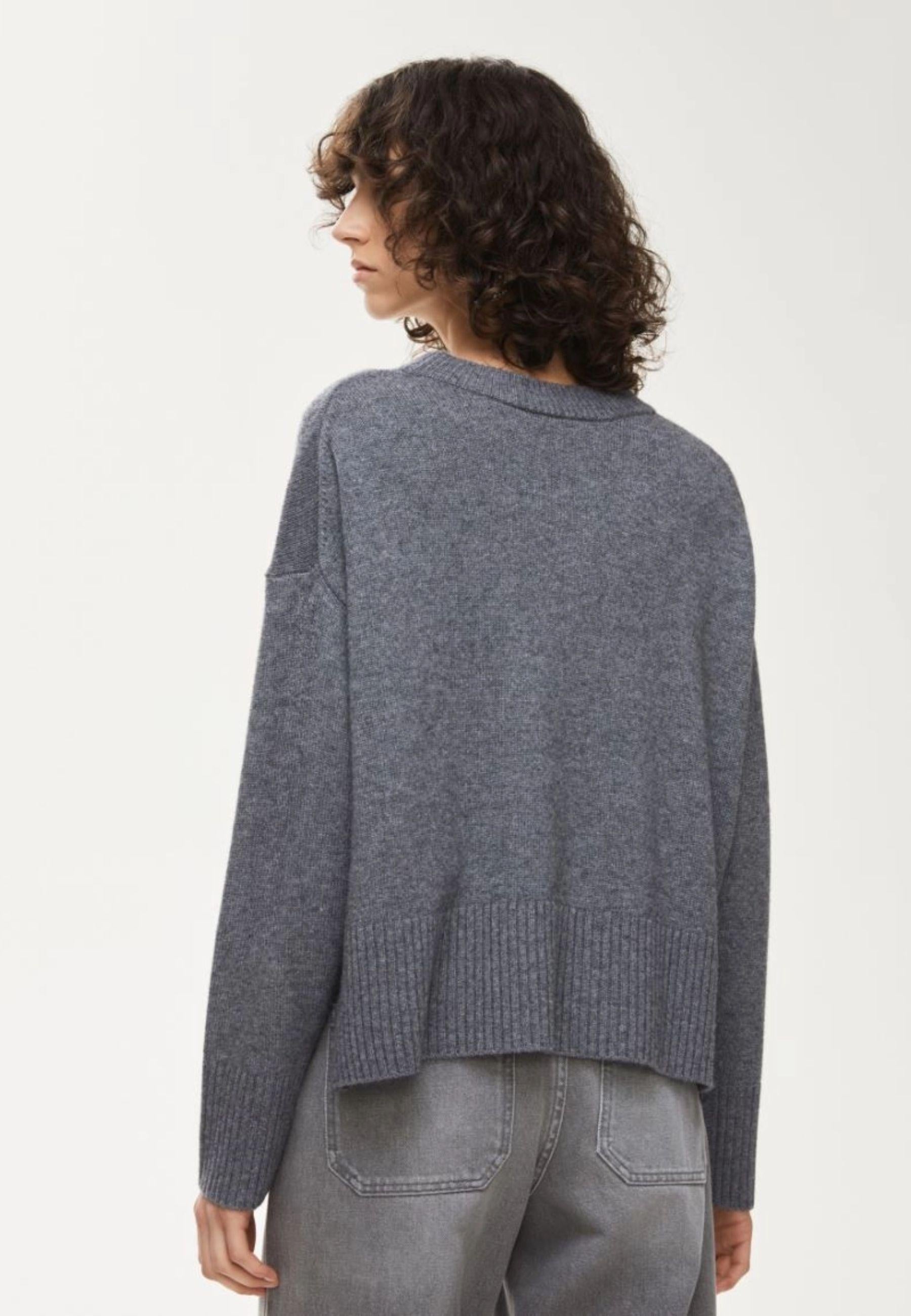 Maglia Over in Misto Cashmere e Lana