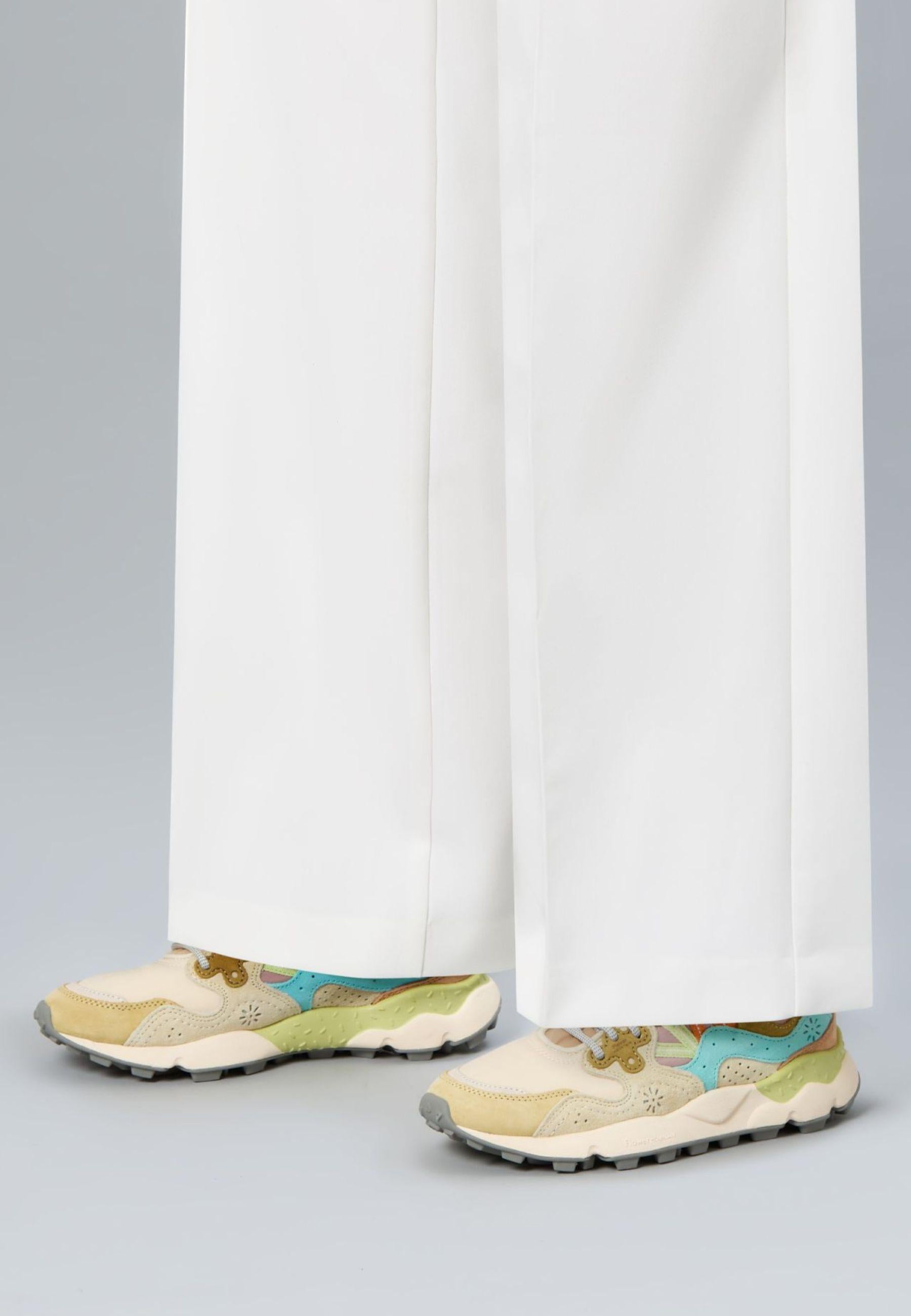 Yamano 3 Donna - Bianco Latte/Celeste