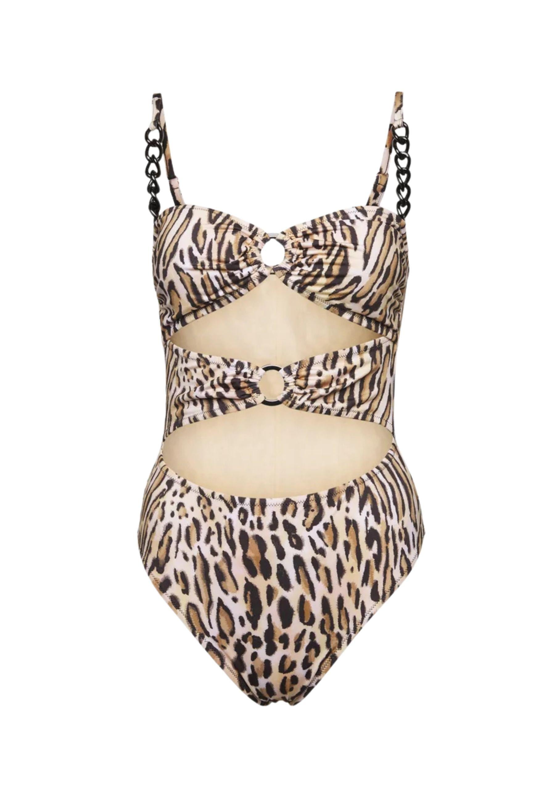 Costume intero Allover Leo Print