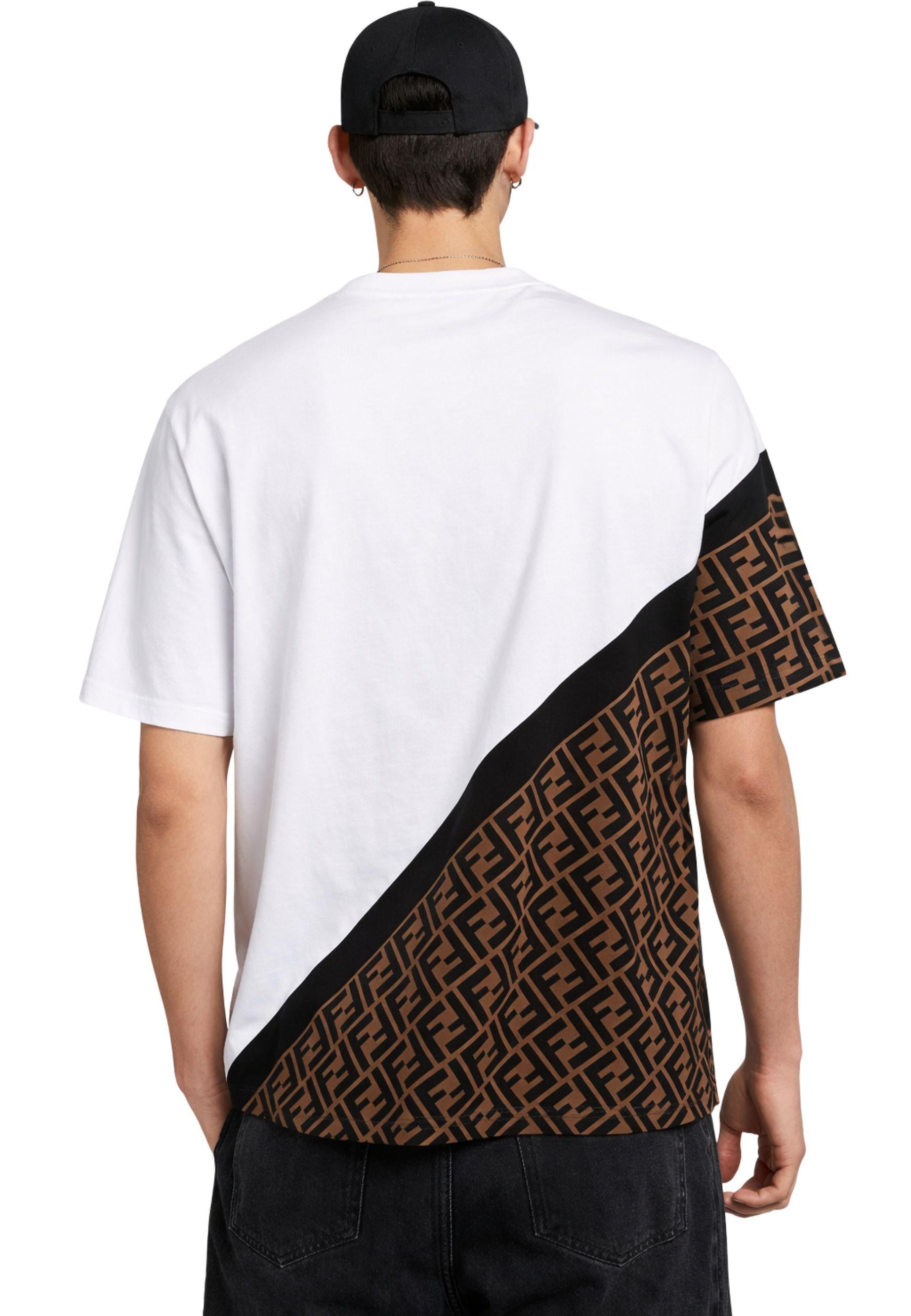 T-shirt Fendi con inserto FF