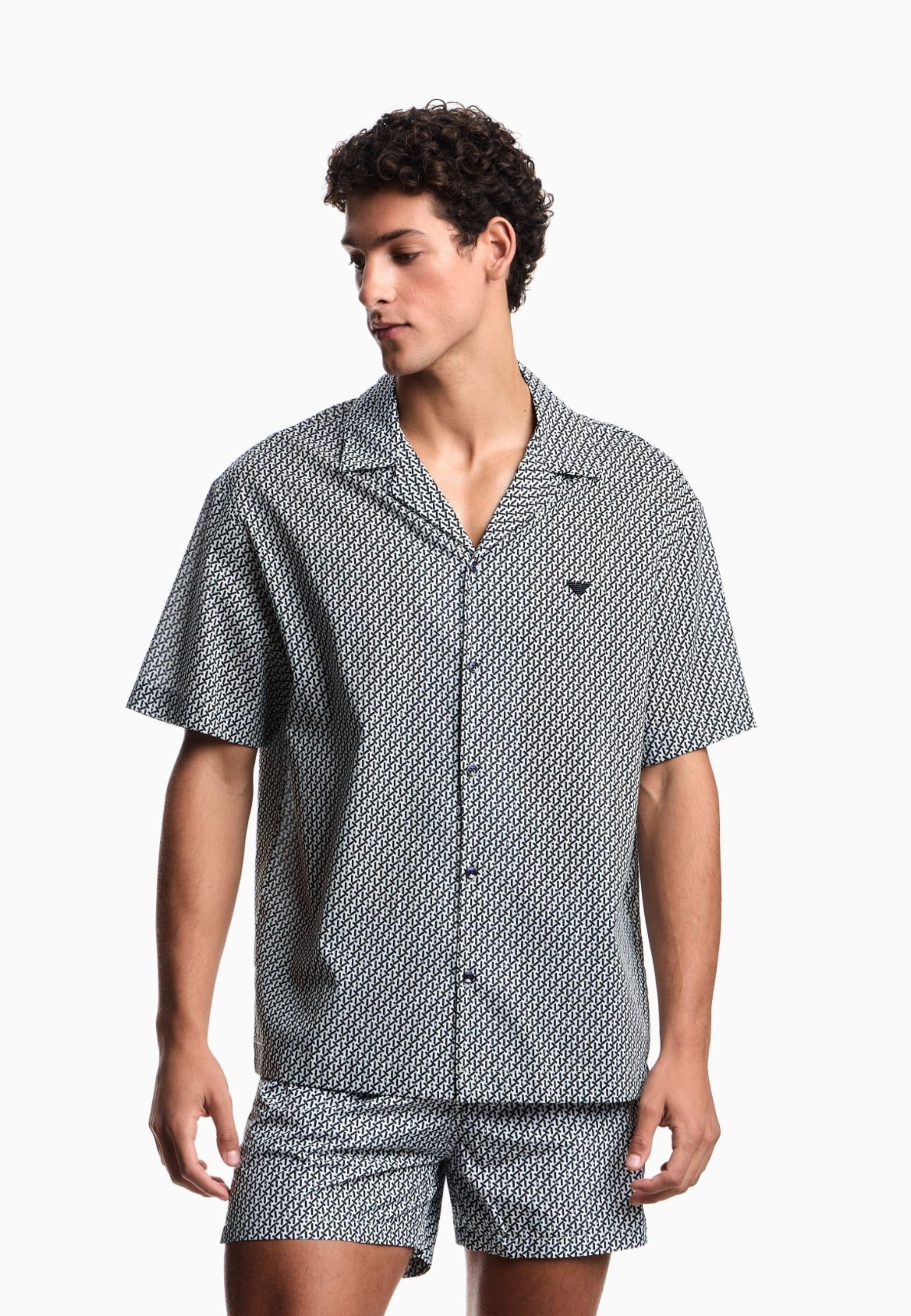 EMPORIO ARMANI - Camicia Beachwear Pattern Mix