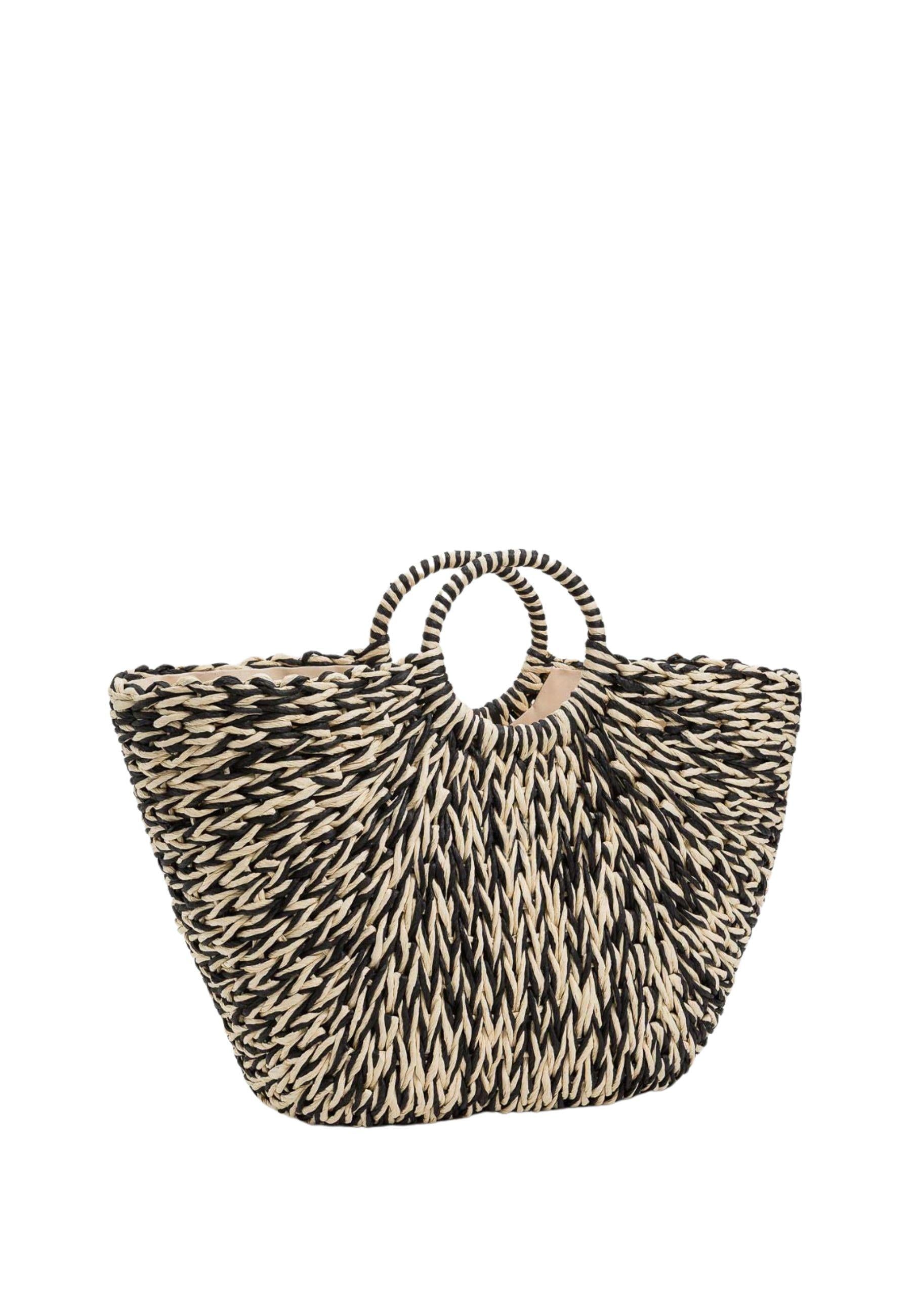 Borsa a mano Twinset - intreccio bicolore