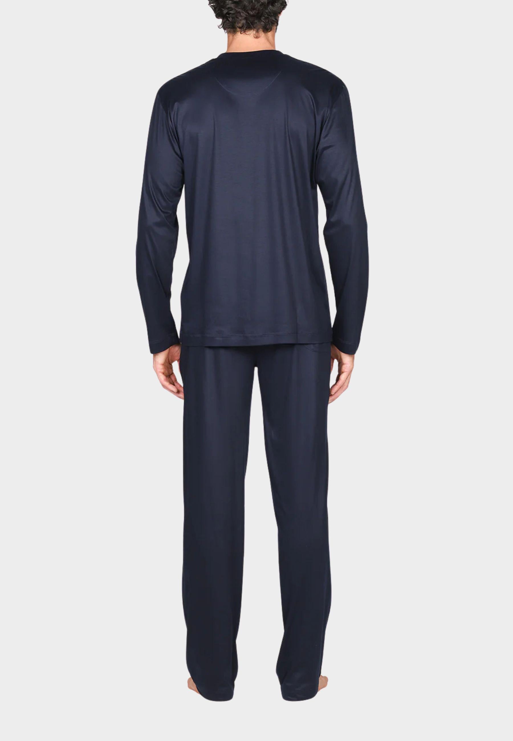 Pigiama Uomo Collo V in Lyocell 100% - Ultra Leggero e Traspirante