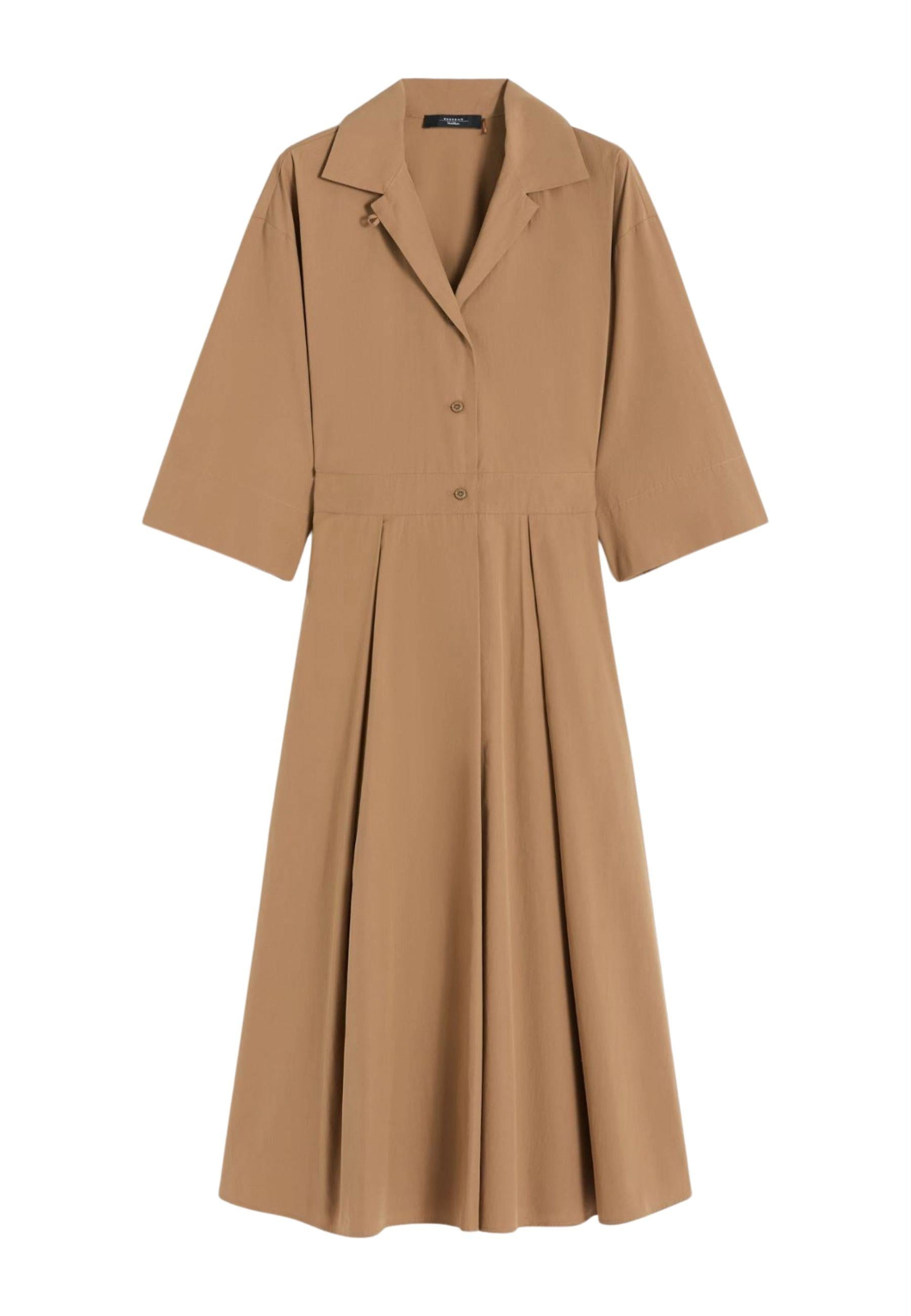 Weekend Max Mara - Abito chemisier midi in popeline di cotone