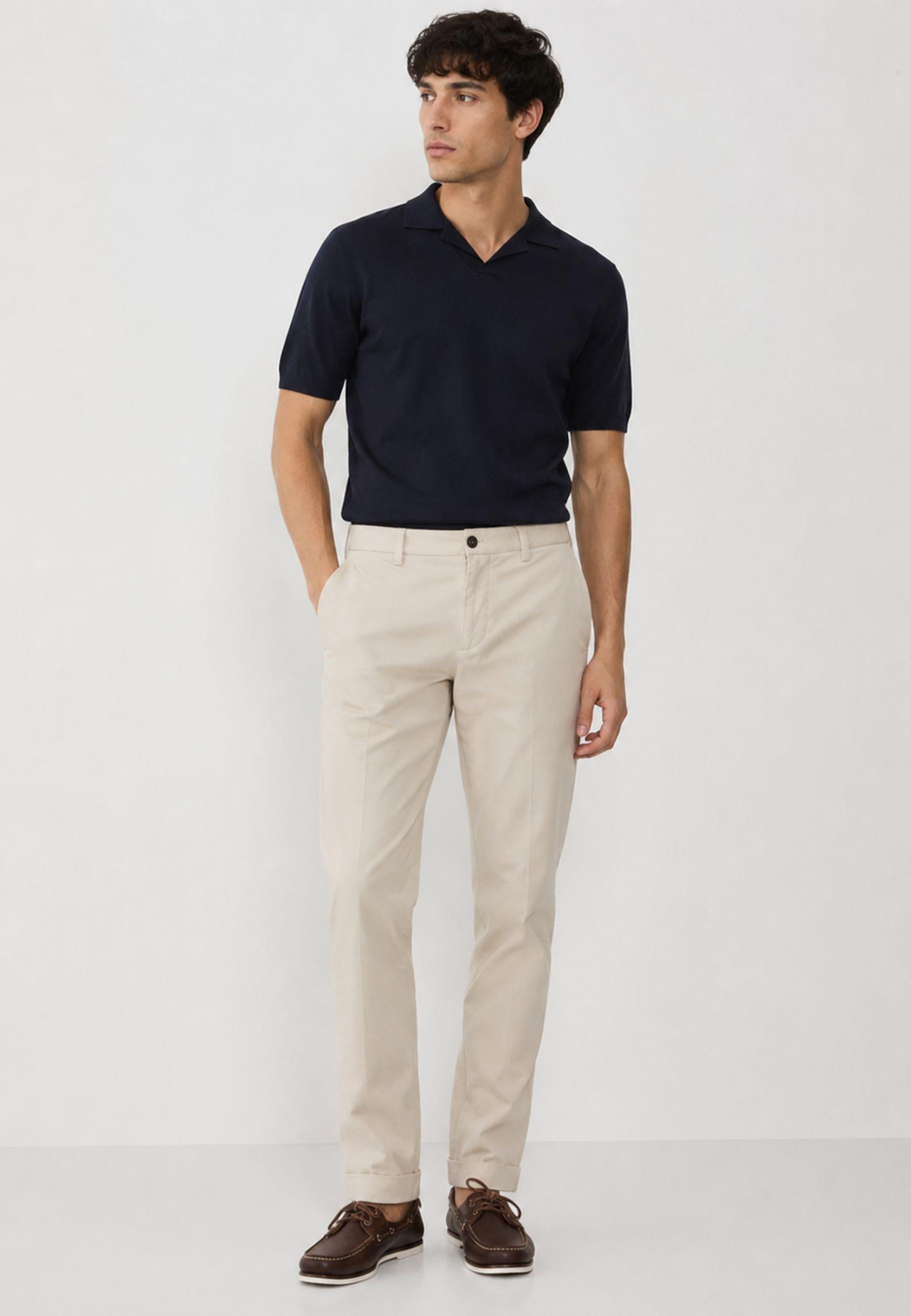 Pantalone Briglia Uomo in Cotone Stretch