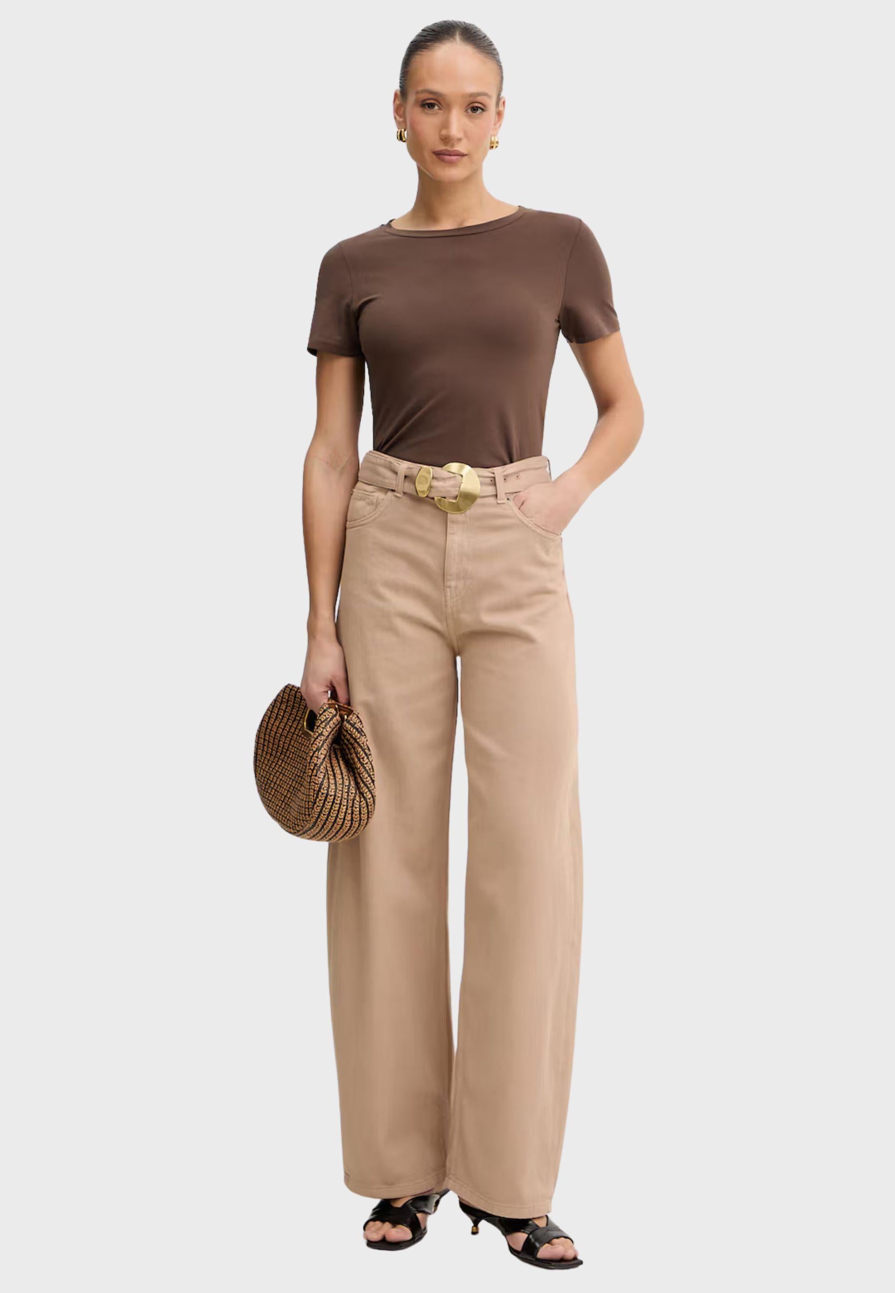 Jeans Wide Leg a Vita Alta