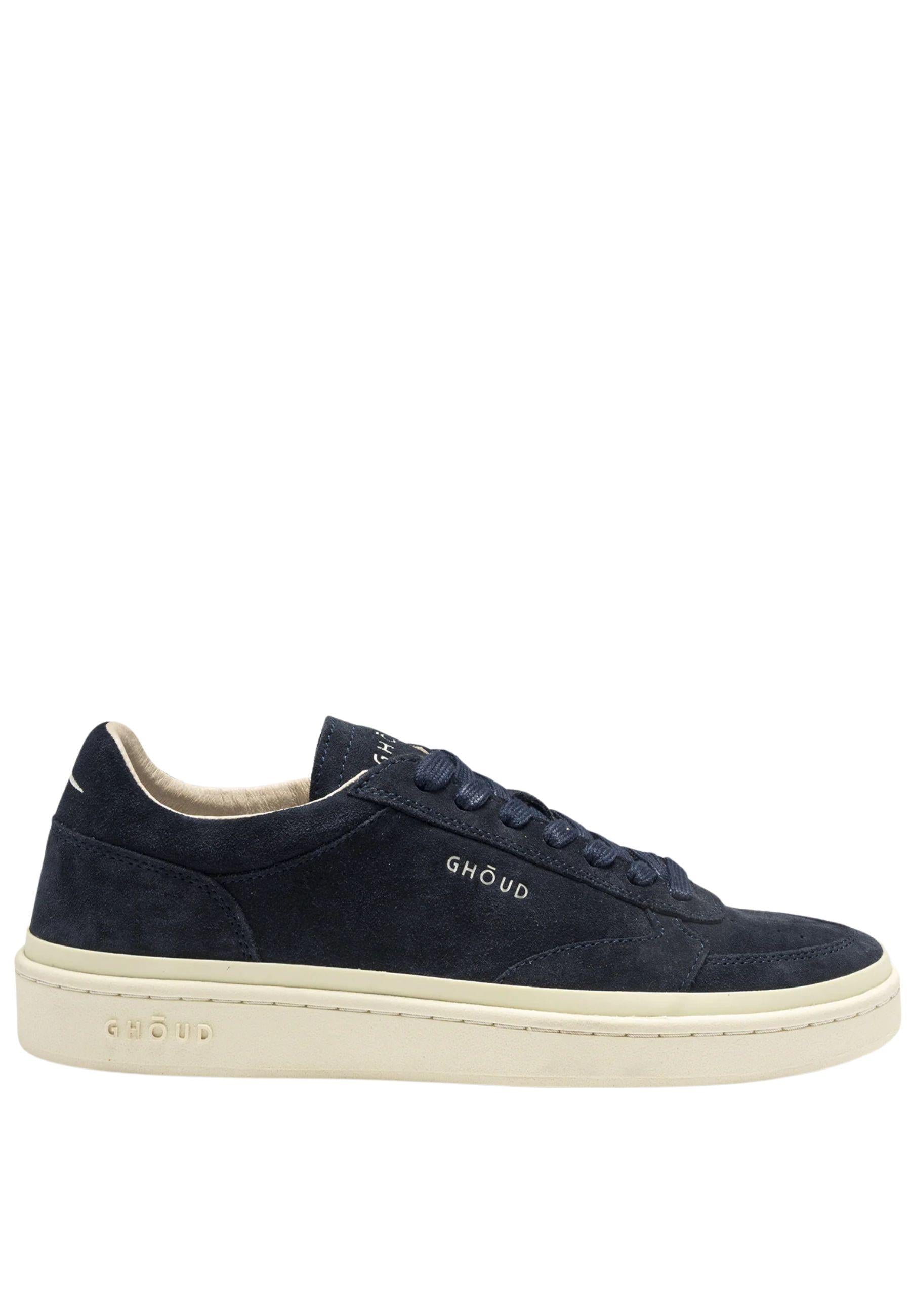 Sneakers uomo Ghoud Pads Hushed Bluette - suede con suola platform