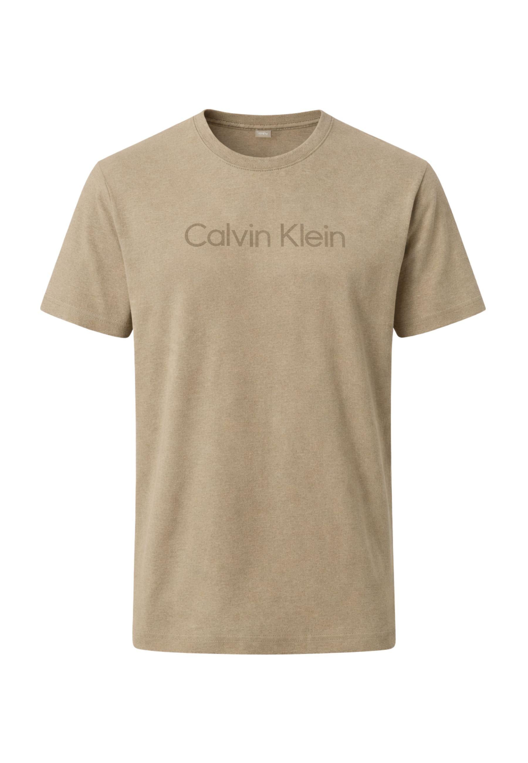 Calvin Klein - T-shirt uomo logo tono su tono