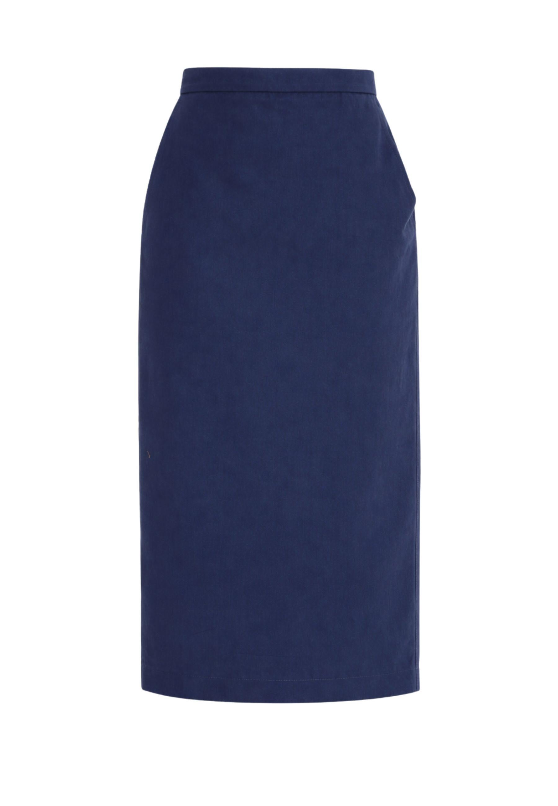 Max Mara Studio - Gonna longuette a tubino in cotone