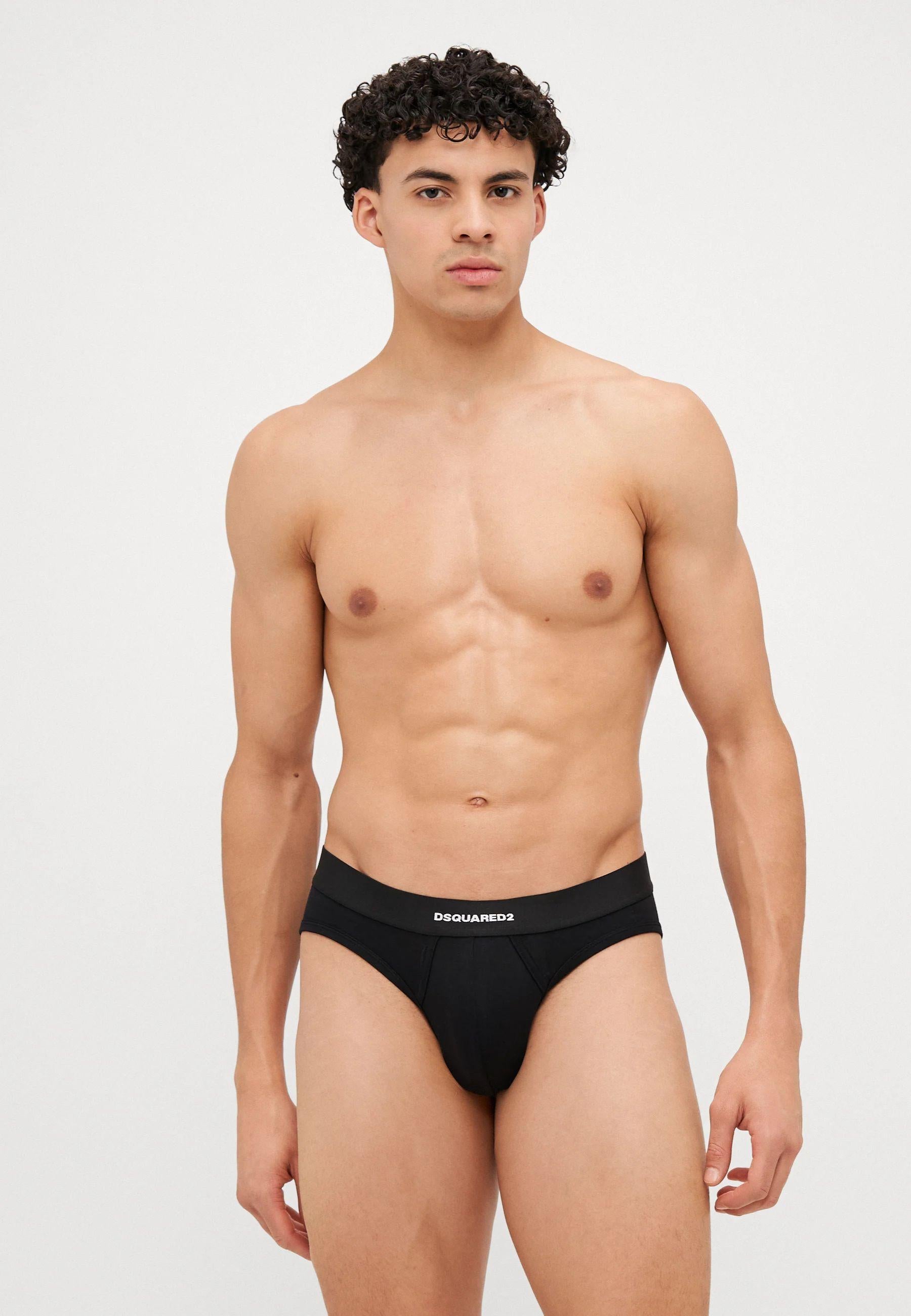 Confezione da 2 Slip di colore nero<BR/>