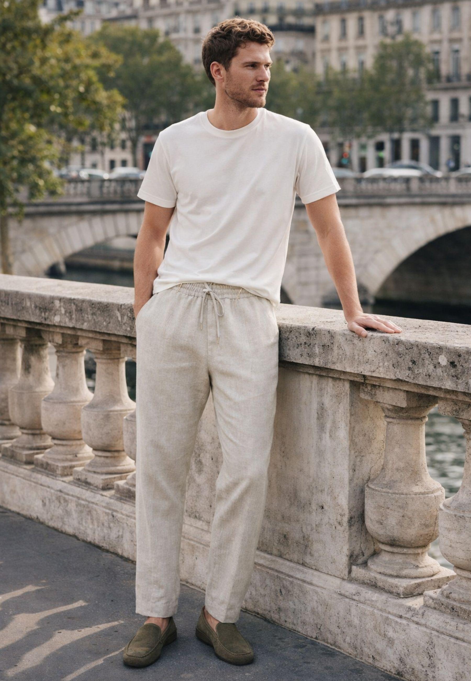 Briglia - Pantaloni in lino 100%