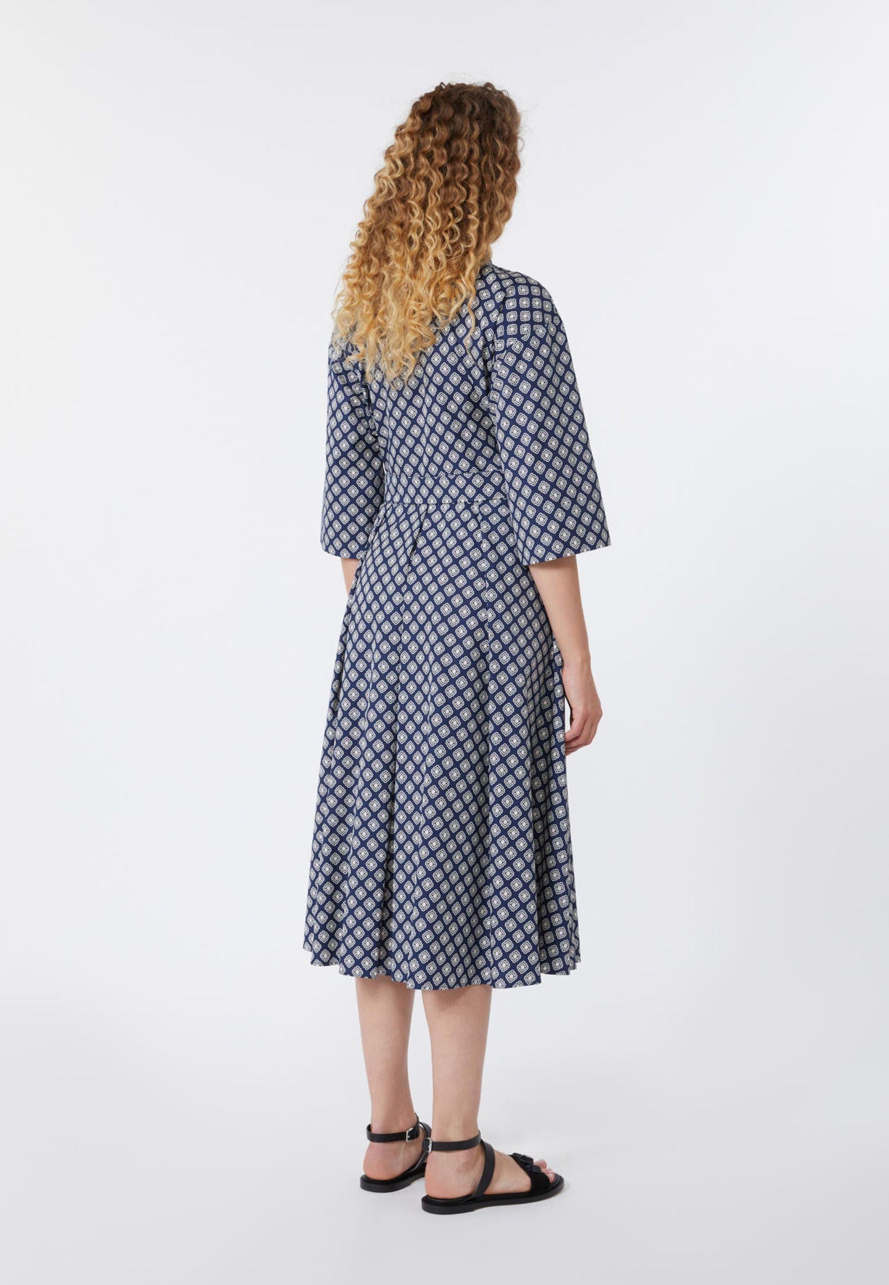 Weekend Max Mara - Abito chemisier in popeline di cotone stampato