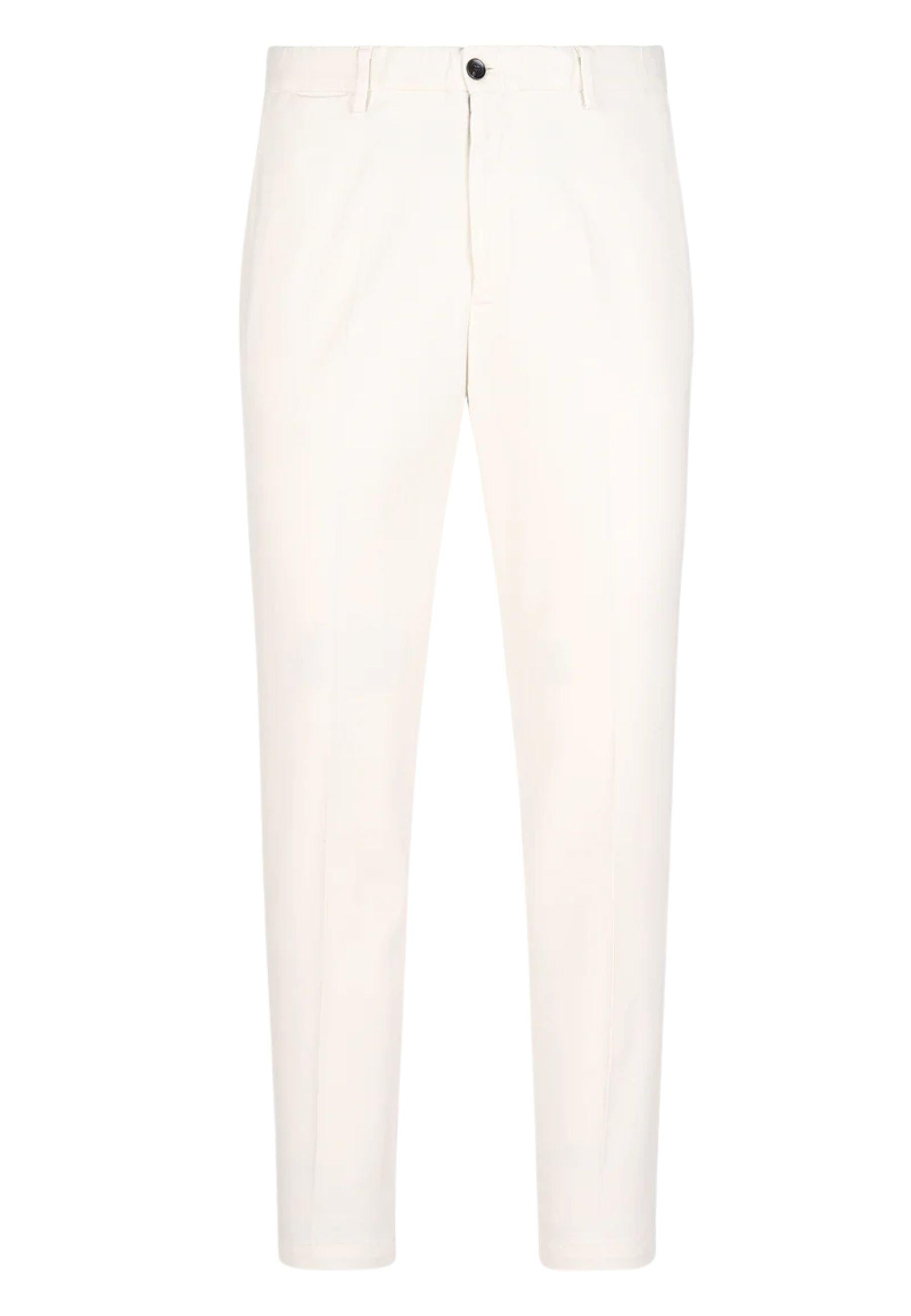 Pantalone Tasca America in Gabardina Cotone/Modal Tinto Diretto