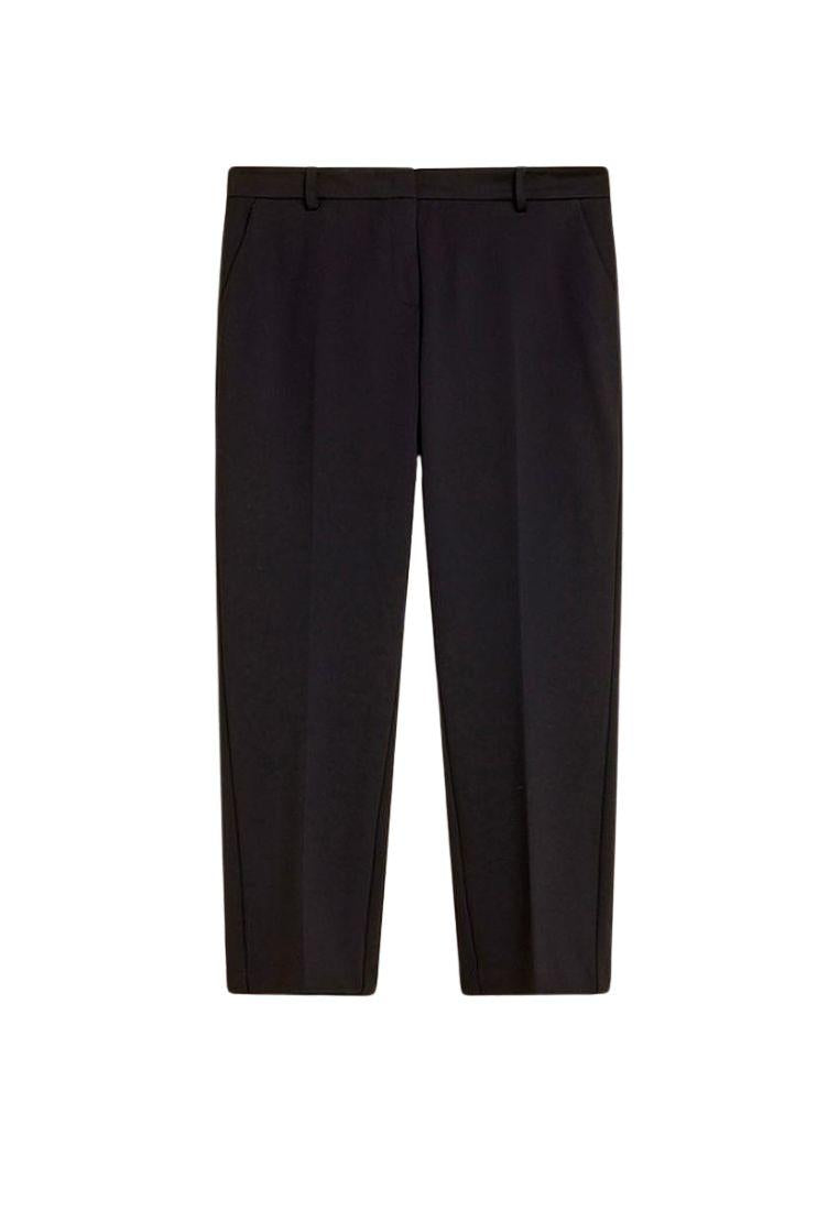 Pantaloni sartoriali in punto Milano lucido