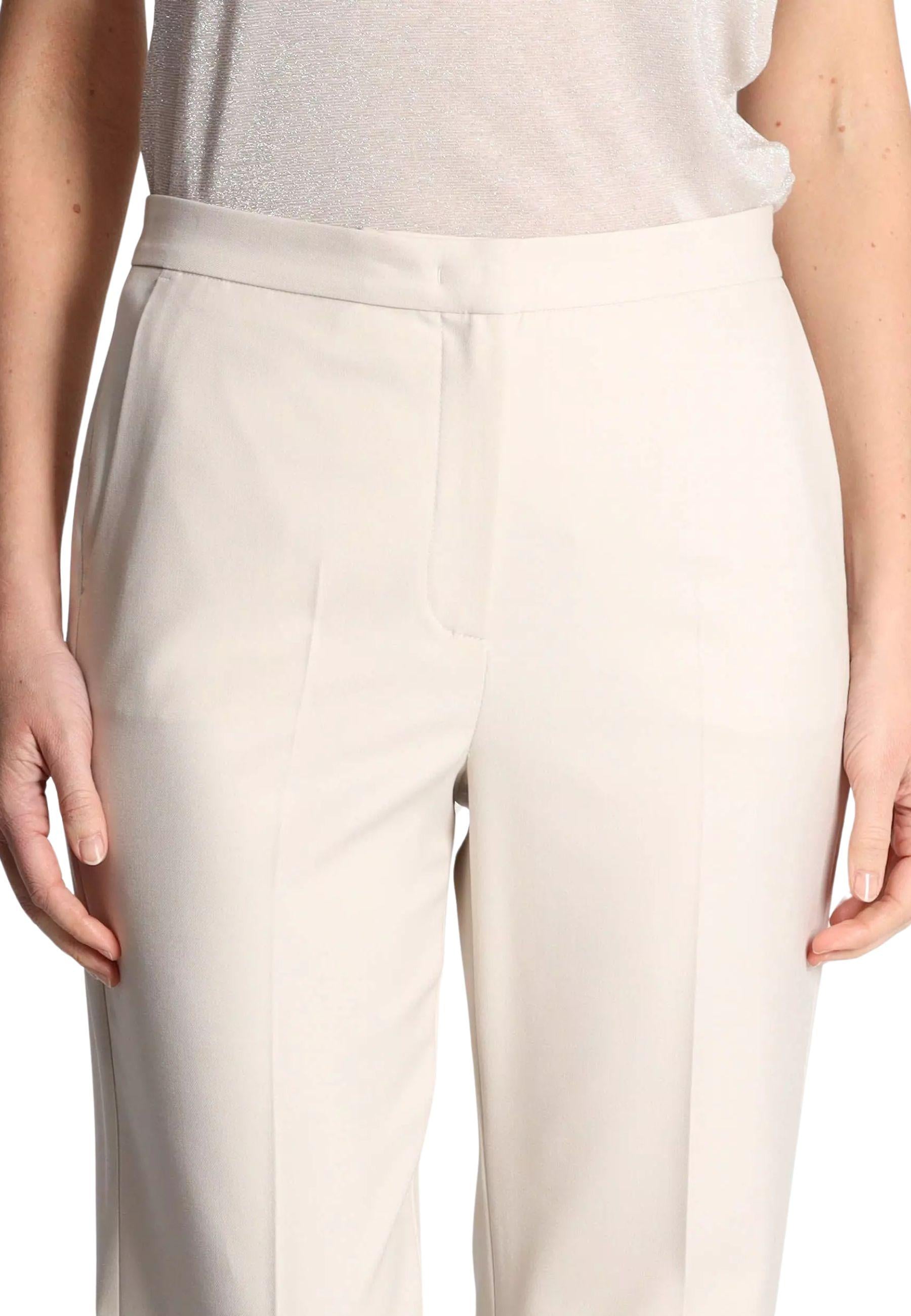 iBlues - Pantaloni Donna Color Burro in Tessuto Stretch