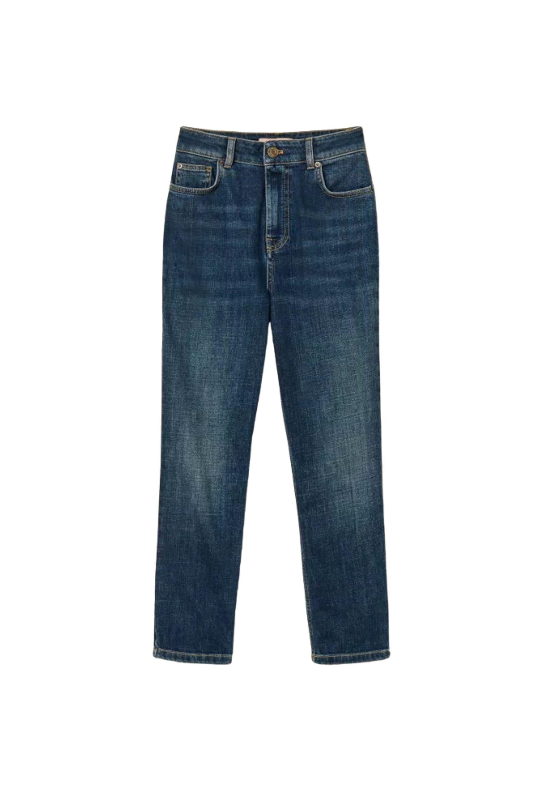 Jeans cropped cinque tasche