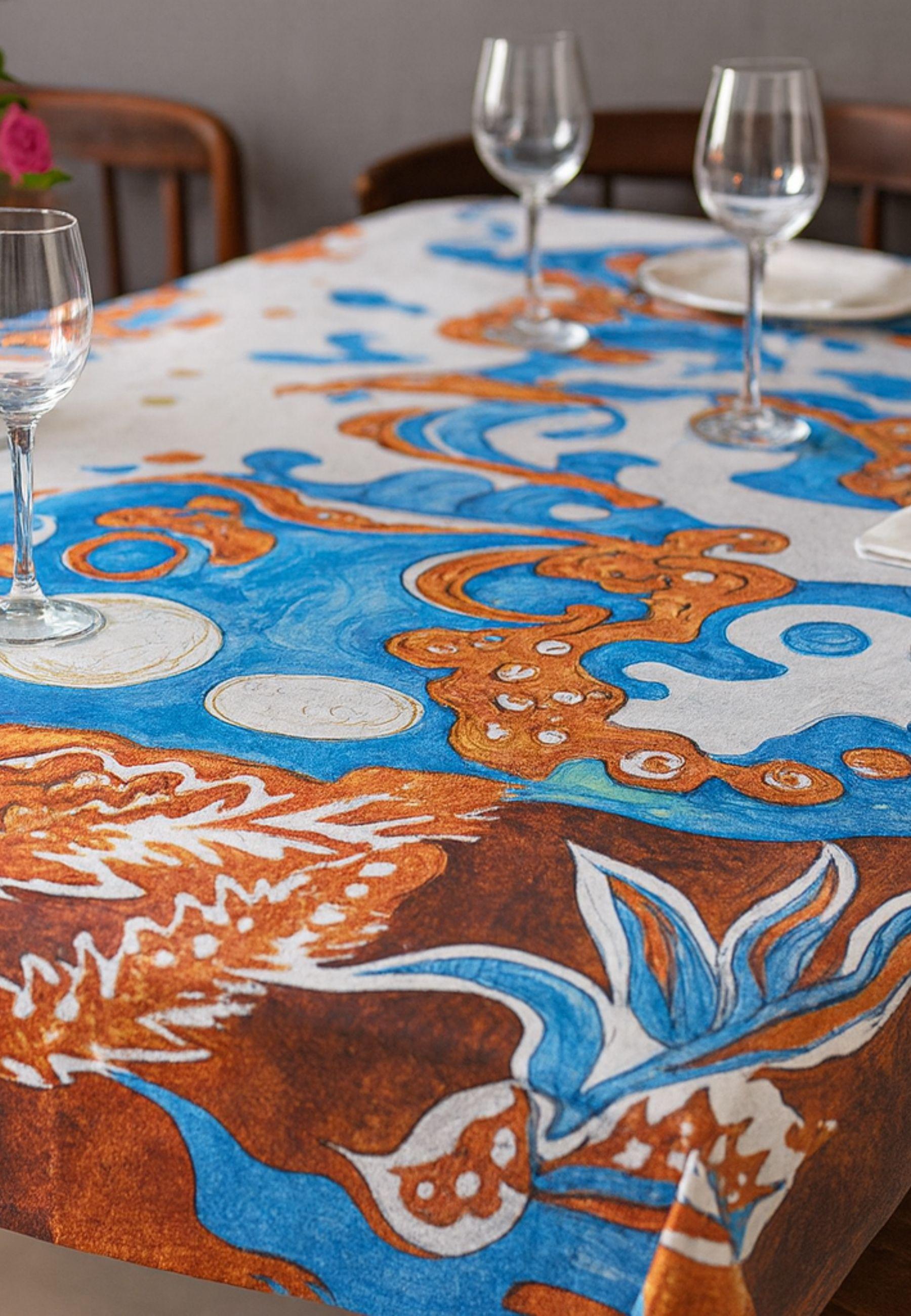 Tovaglia Matisse latte - 6/8 Posti