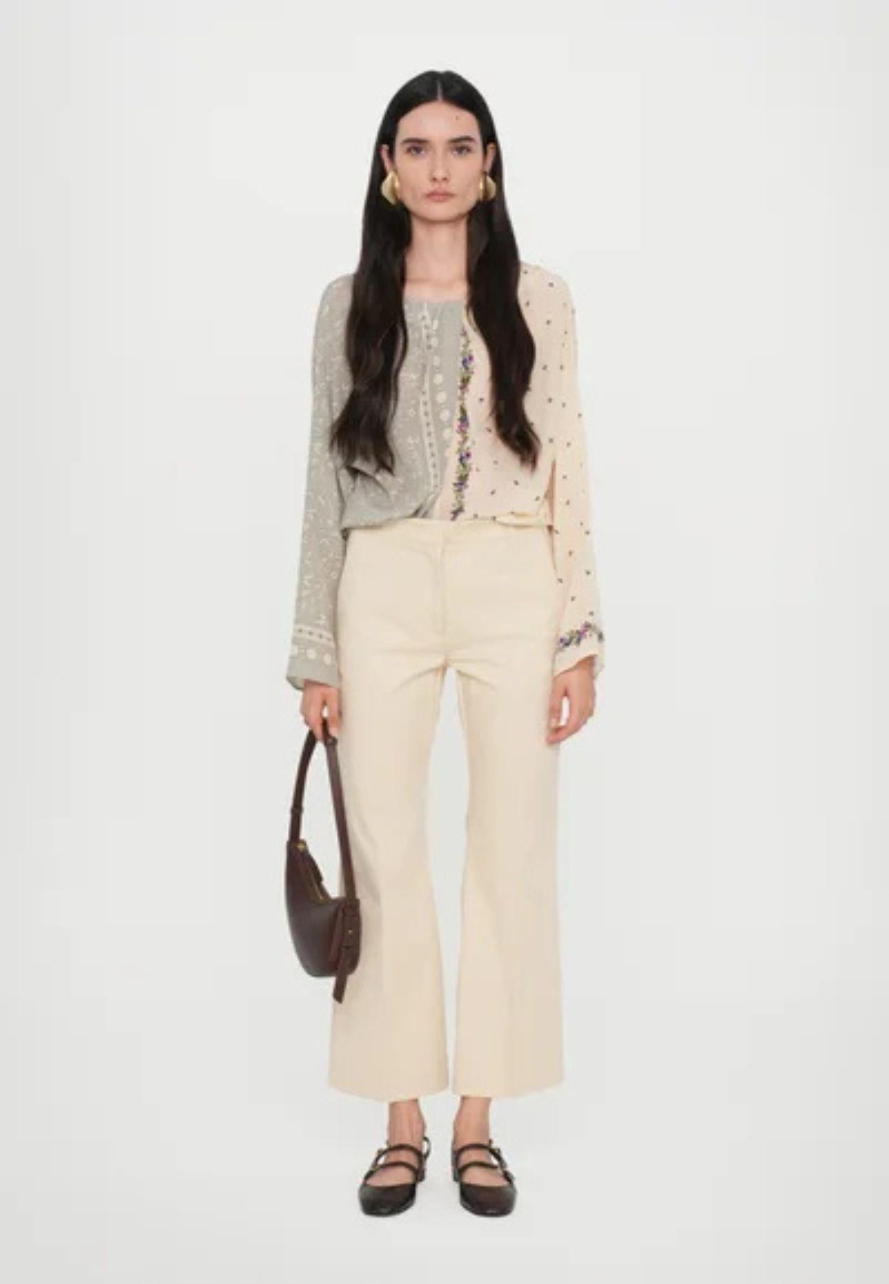 Weekend Max Mara - Pantalone dritto svasato in cotone