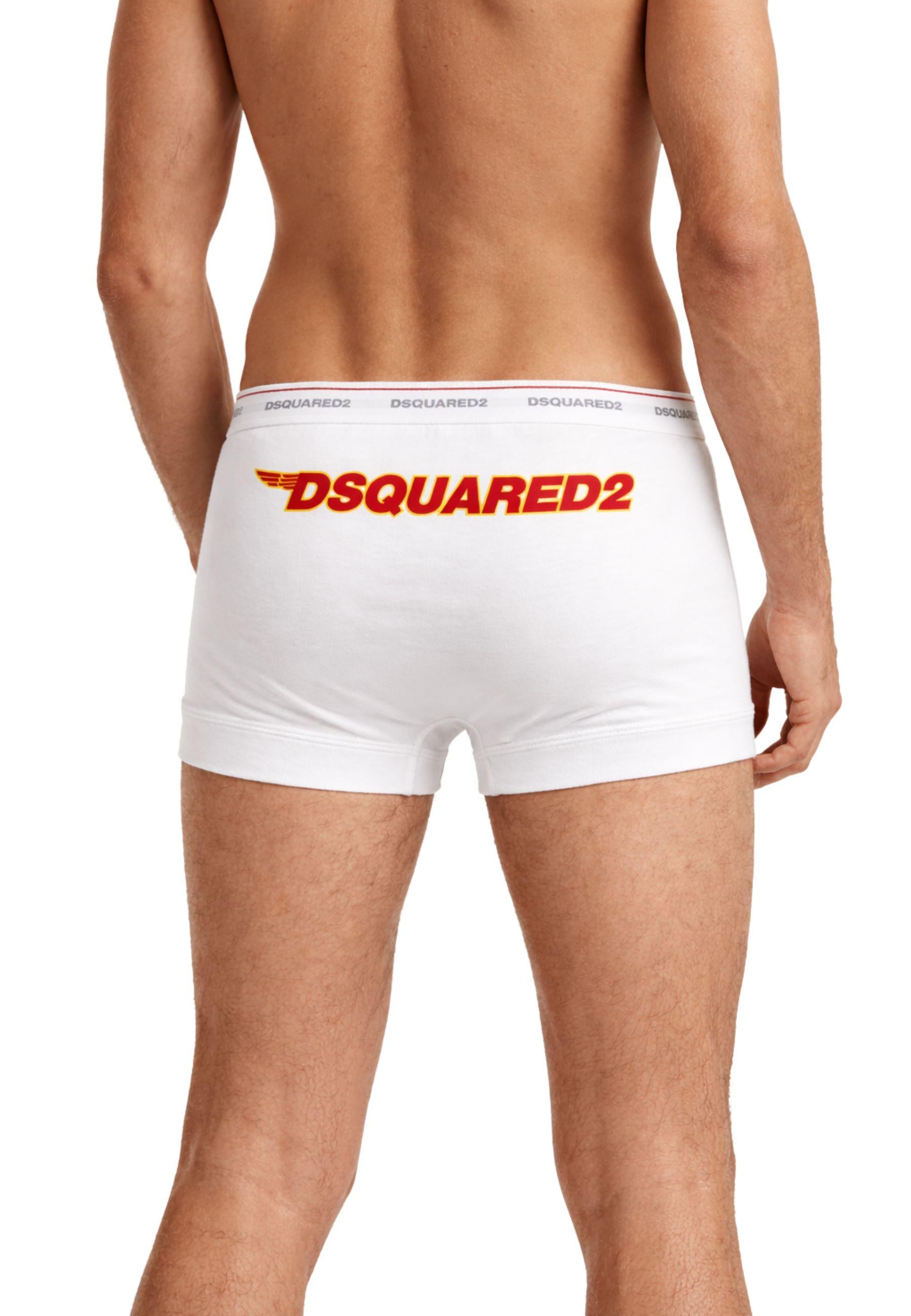 DSQUARED2 - Boxer uomo con logo maxi posteriore