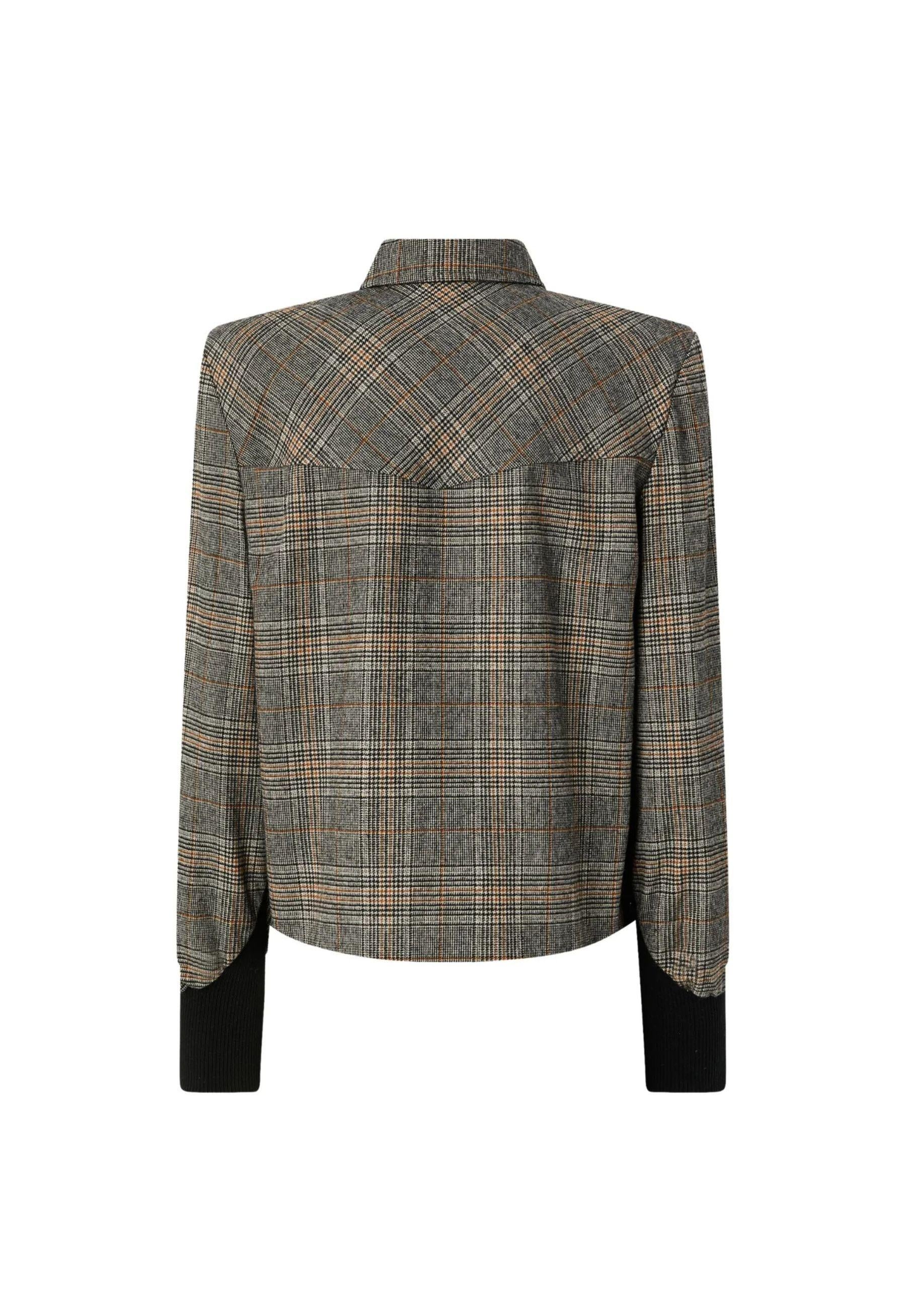 Camicia Pinko a quadri in misto lana