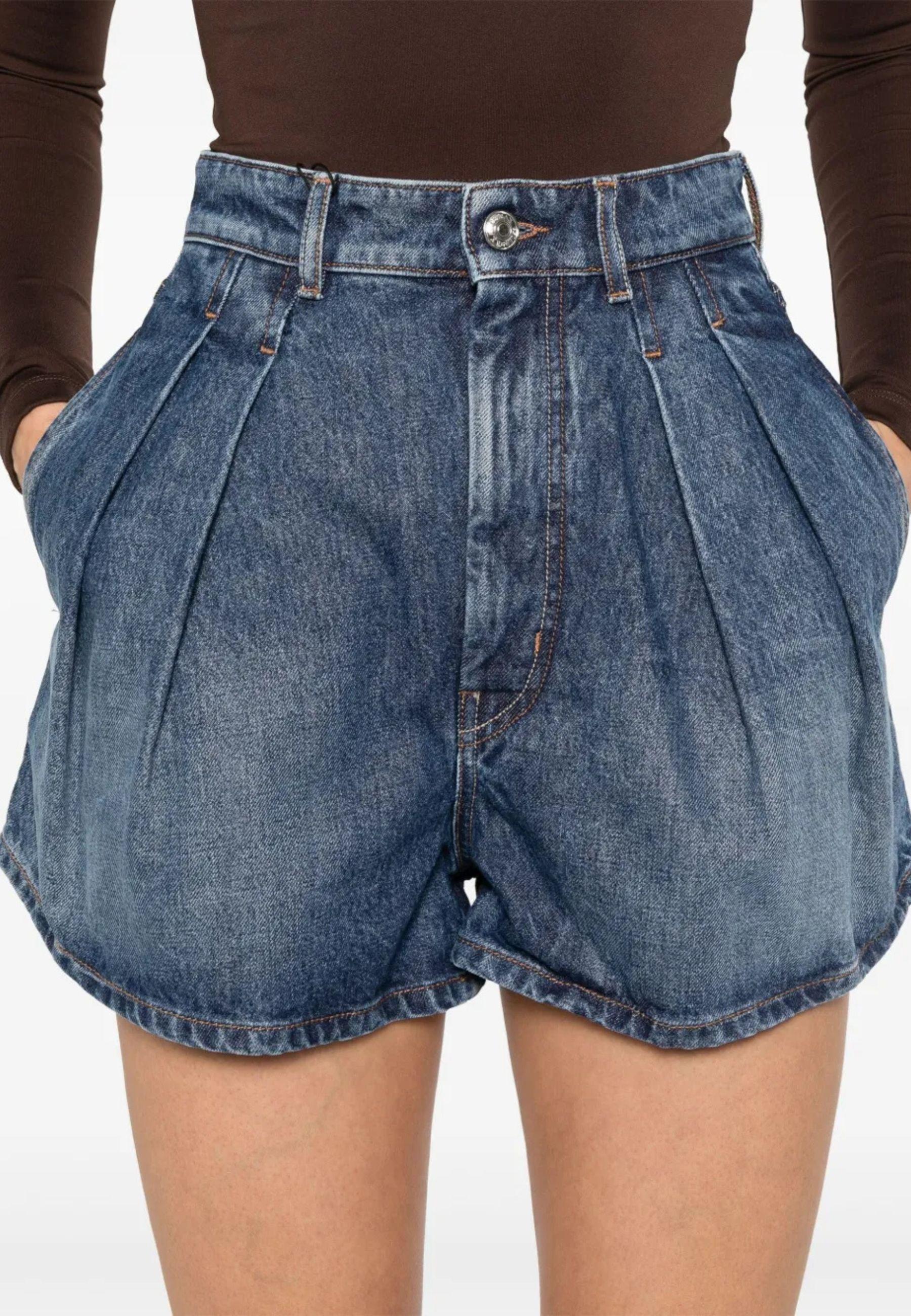 Sportmax - Shorts Ghirba in denim indaco
