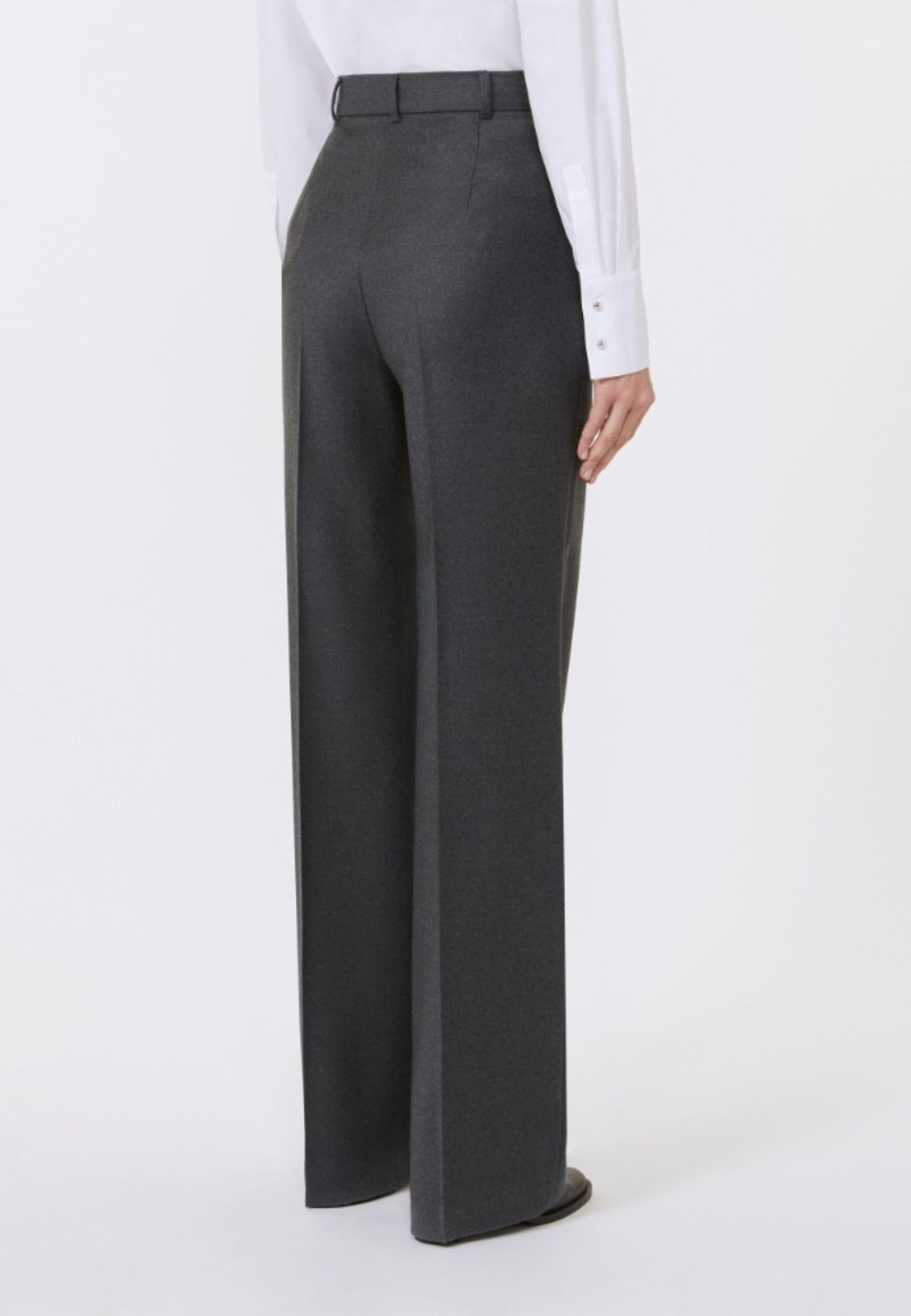 Pantalone in flanella stretch