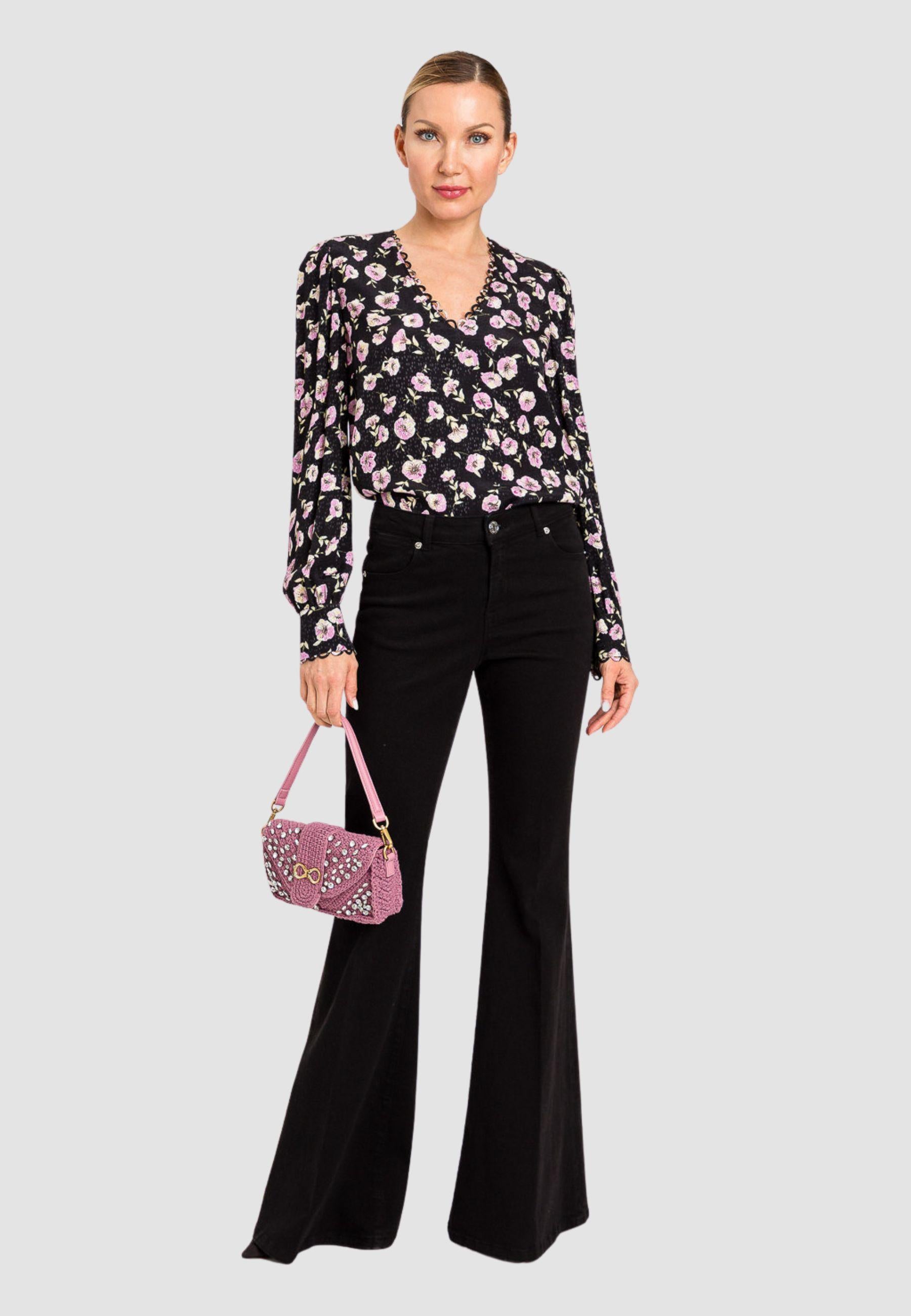 Blusa Twinset a fantasia floreale