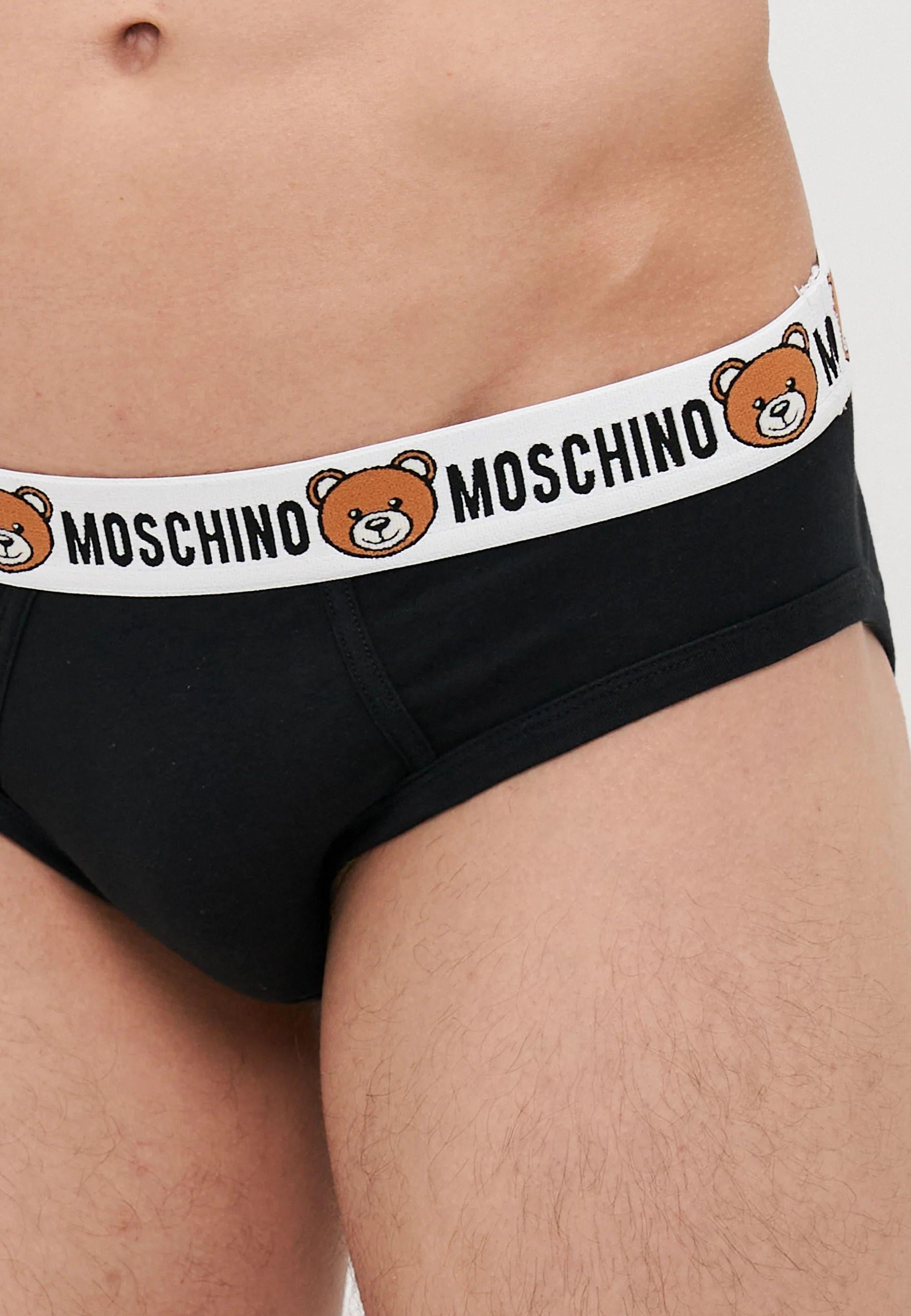 Set 2 Slip Uomo in Jersey con Elastico Teddy Logo