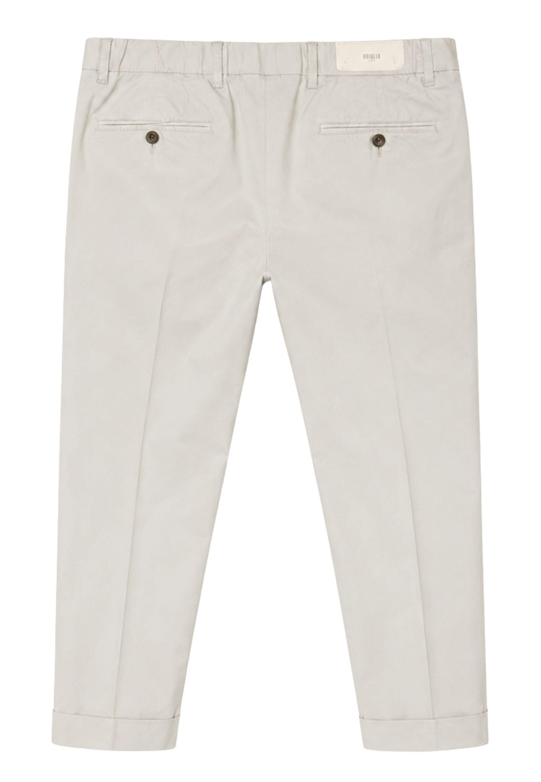 Pantalone Briglia Uomo in Cotone - Beige Chiaro