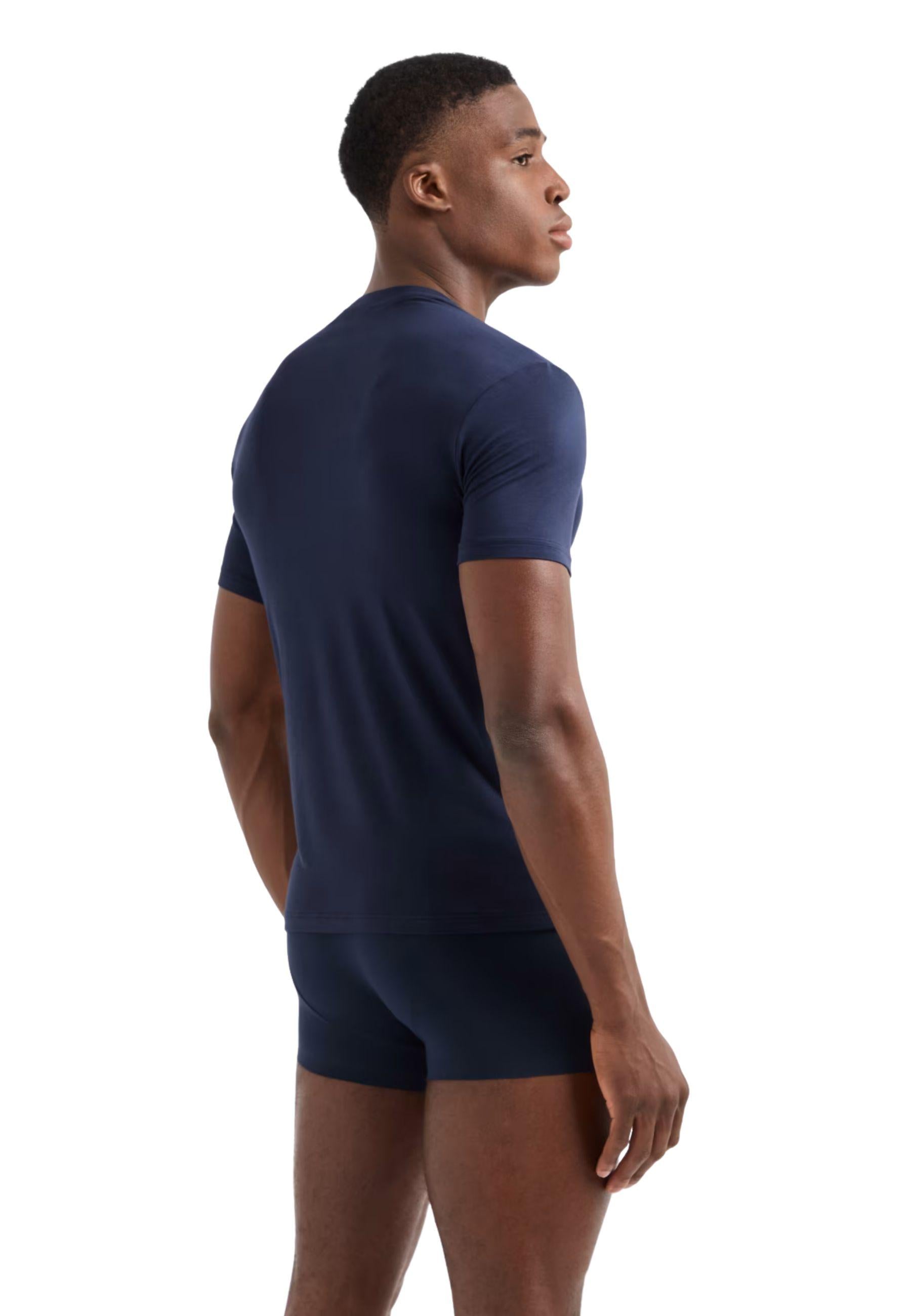 Pack 2 T-shirt loungewear fitted fit in eco viscosa soft touch ASV